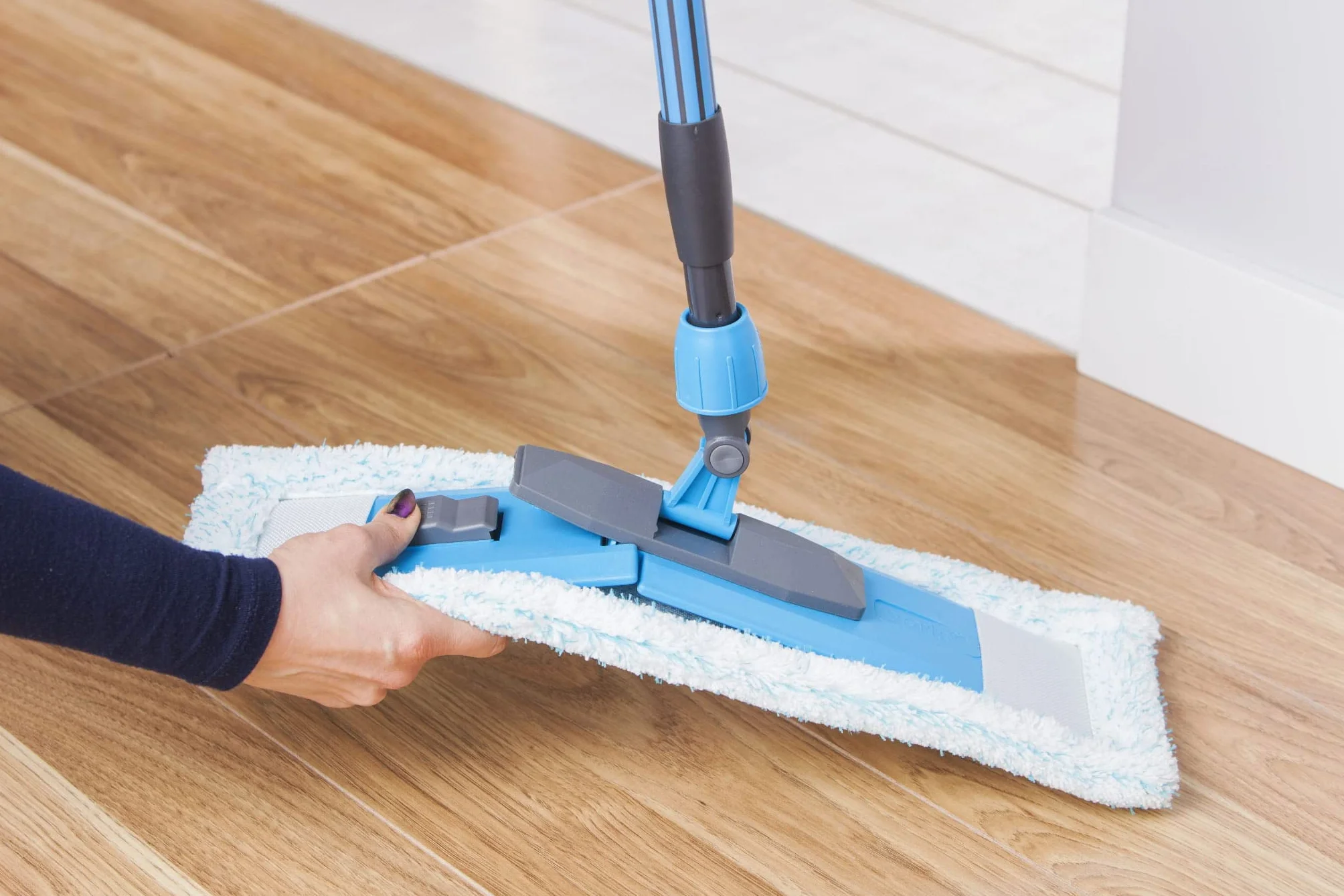 YORK Mop Płaski POWER COLLECT z Mikrofibry do Mycia Podłogi na Sucho i Mokro