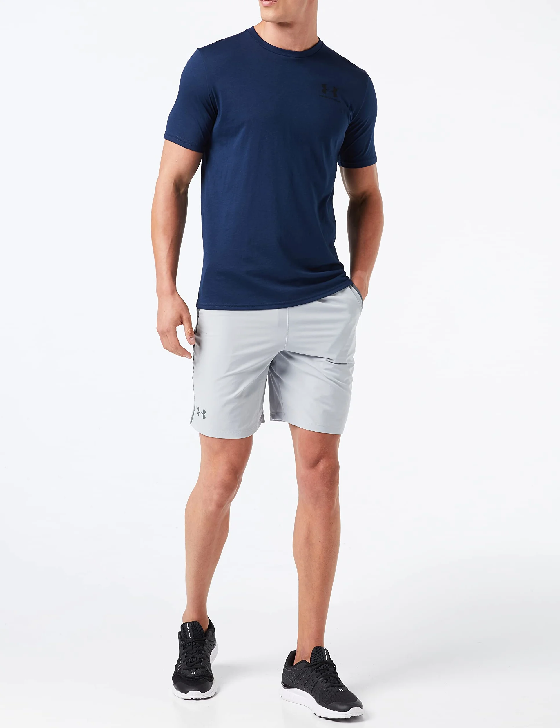 Under Armour Herren Sportstyle Left Chest, komfortables T-Shirt für Männer mit Logo auf der linken Brust, Sportshirt mit loser Passform