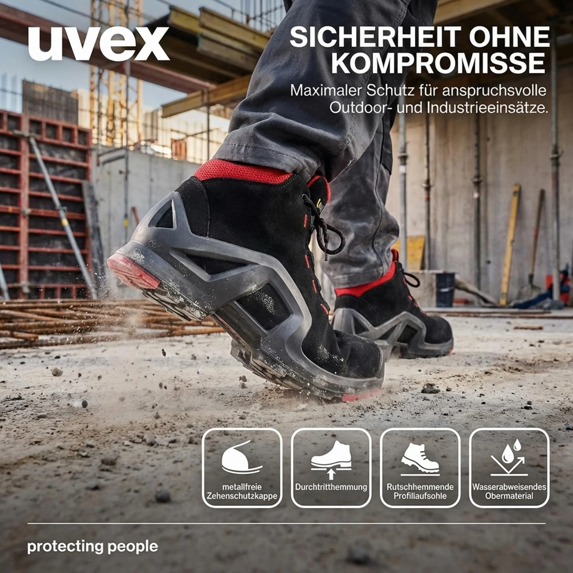 uvex Mężczyźni Uvex 1 X-tended Support S3 SrcButy robocze