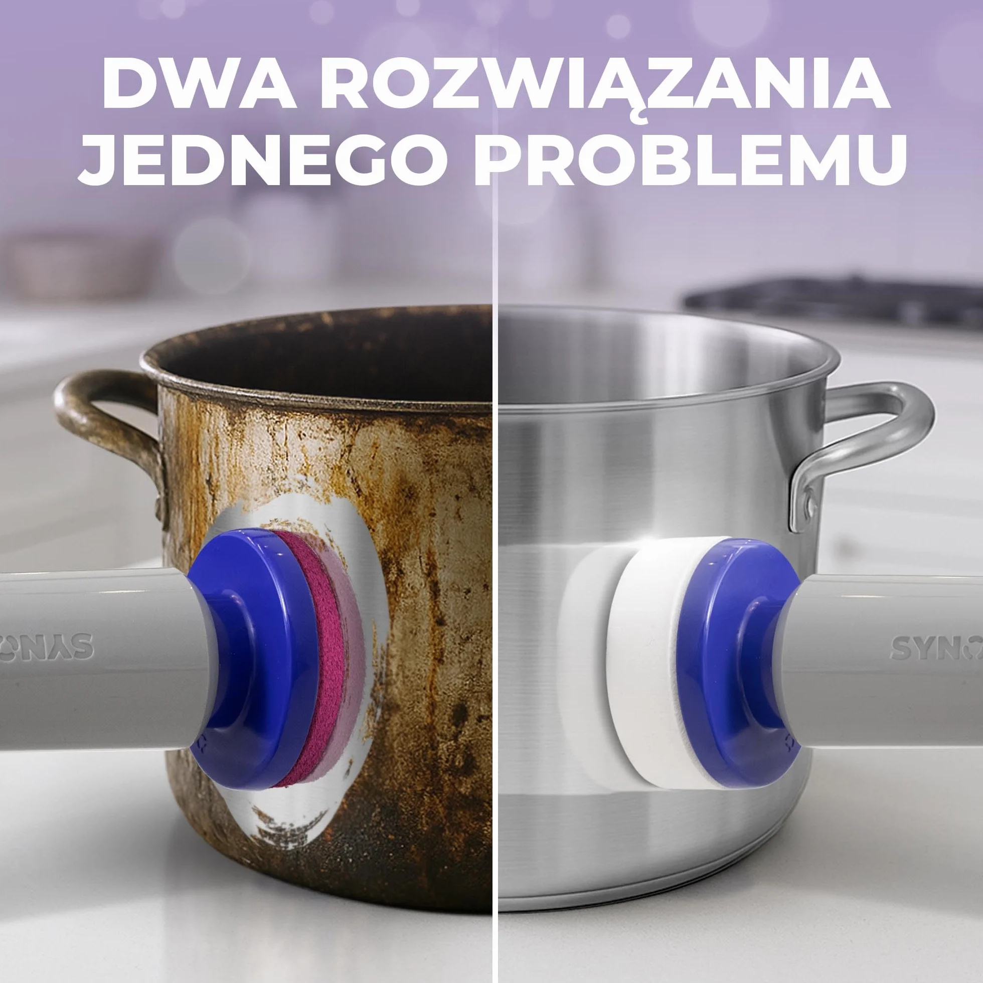 Synoshi Pro Zestaw Magicznych Gąbek do Elektrycznej Szczotki do Czyszczenia, 6 Gąbek, W tym Gąbka Magiczna i Pad do Szorowania, Do Czyszczenia Trudnych Zabrudzeń