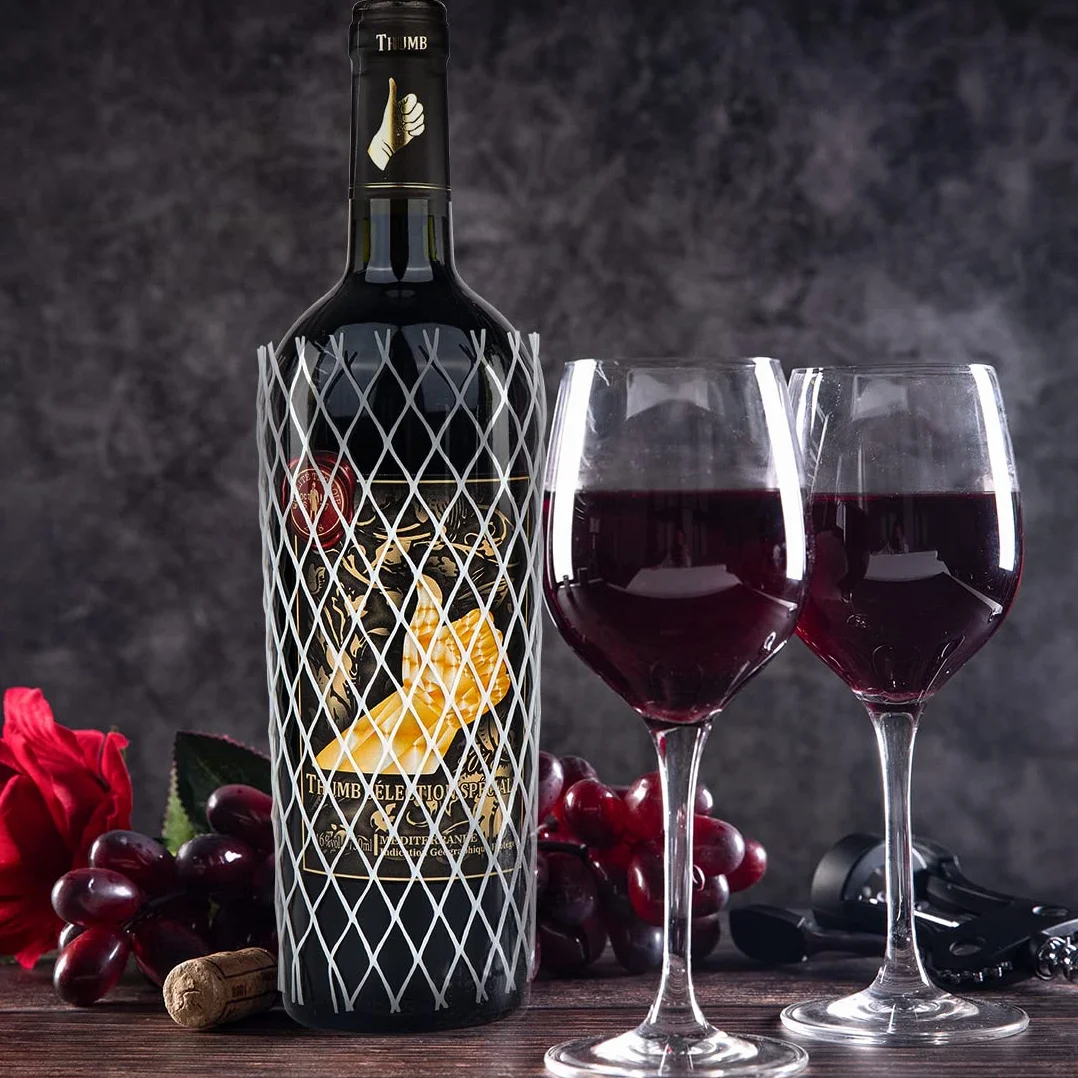 Rękawy ochronne z siatki na wino 19 cm PE 30 szt