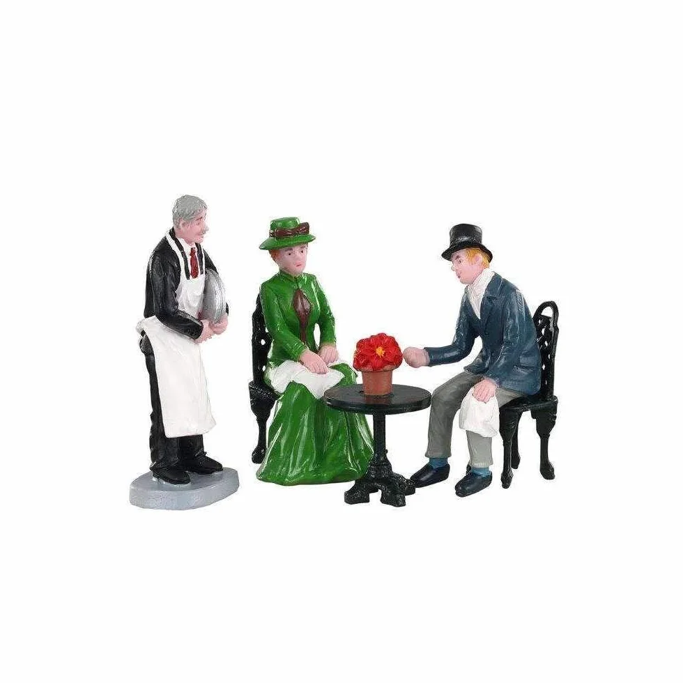 Lemax - Cafe Society 02925 figurka wioska bożonarodzeniowa zimowa