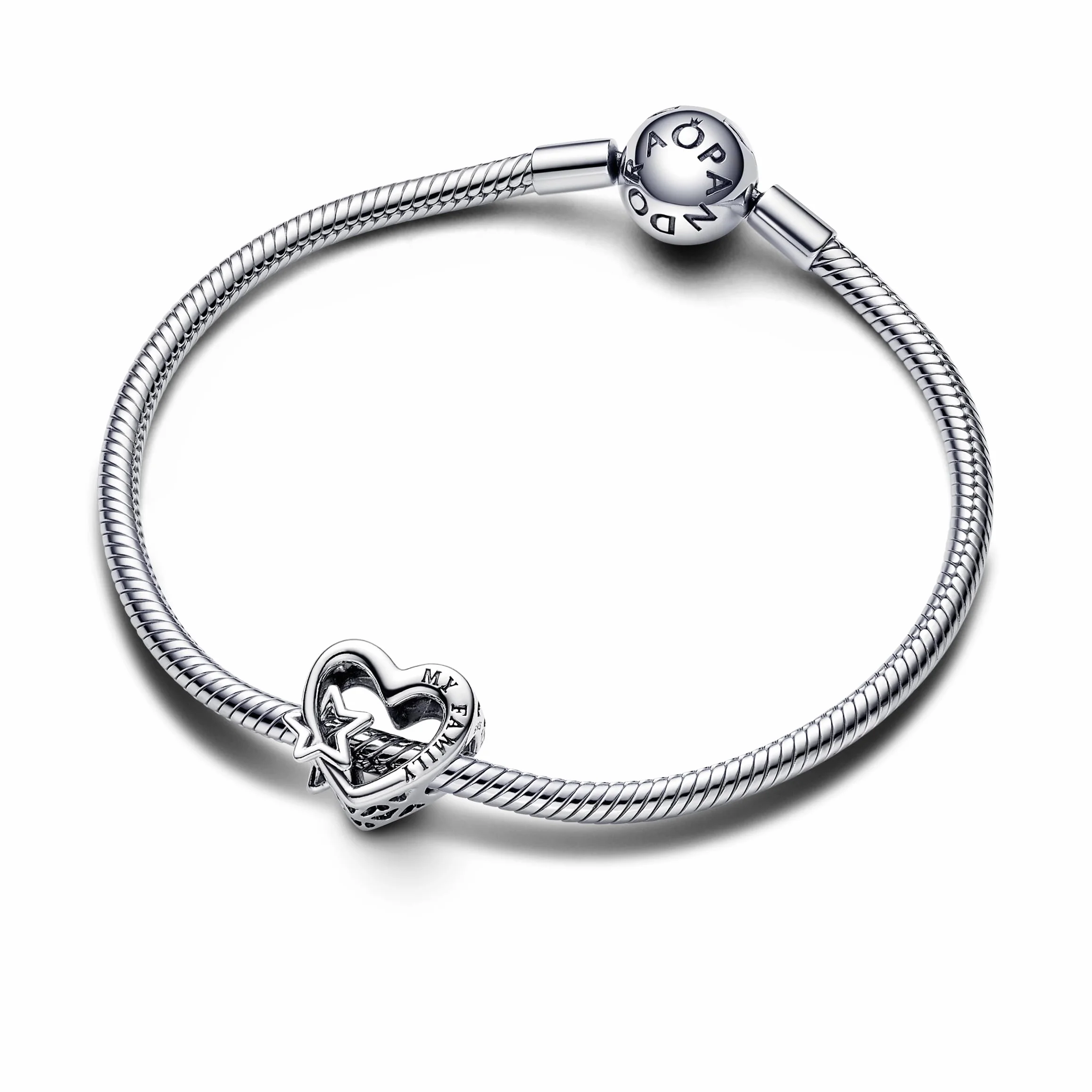 Pandora Moments Charms ze srebra próby 925, serca