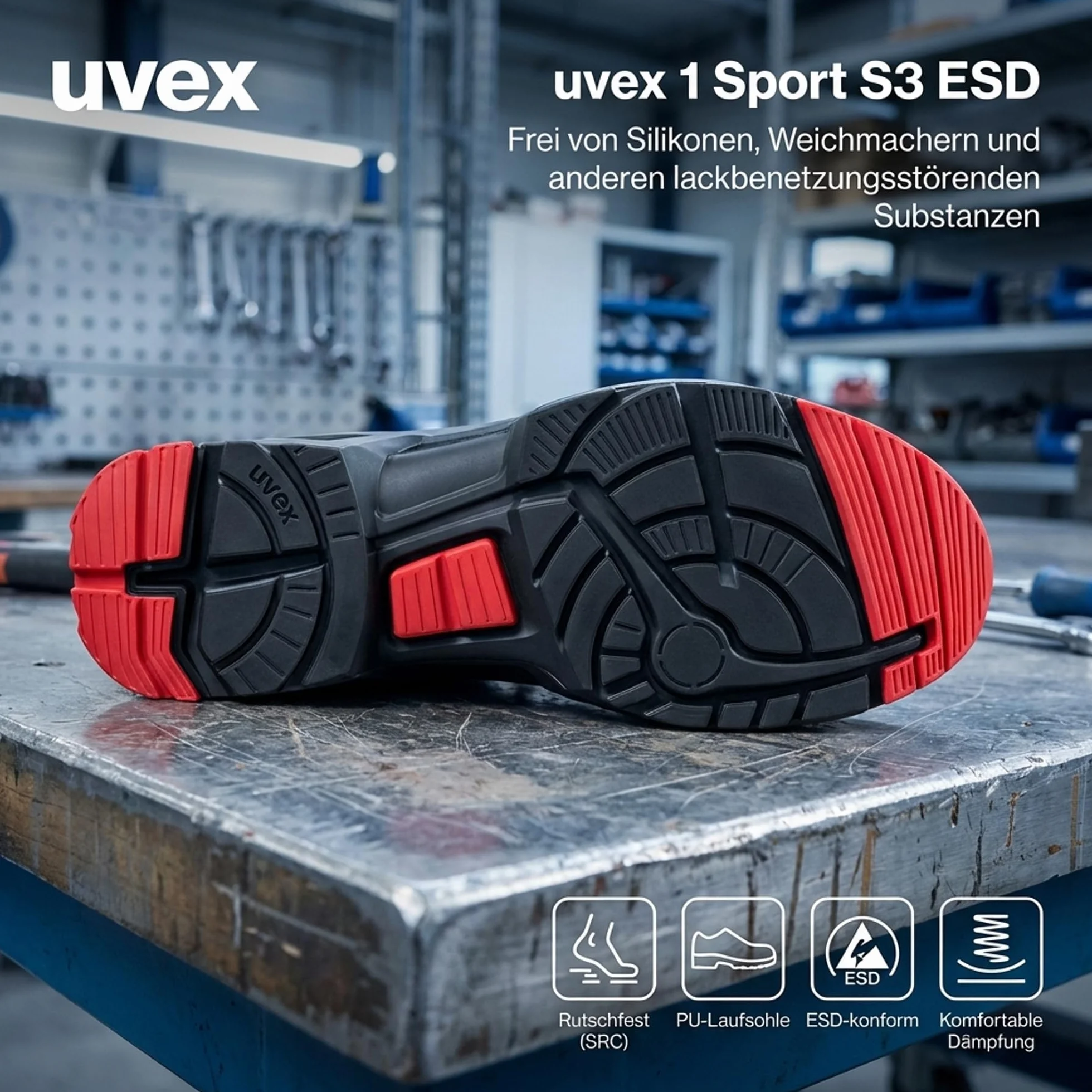 uvex Mężczyźni Uvex 1 X-tended Support S3 SrcButy robocze