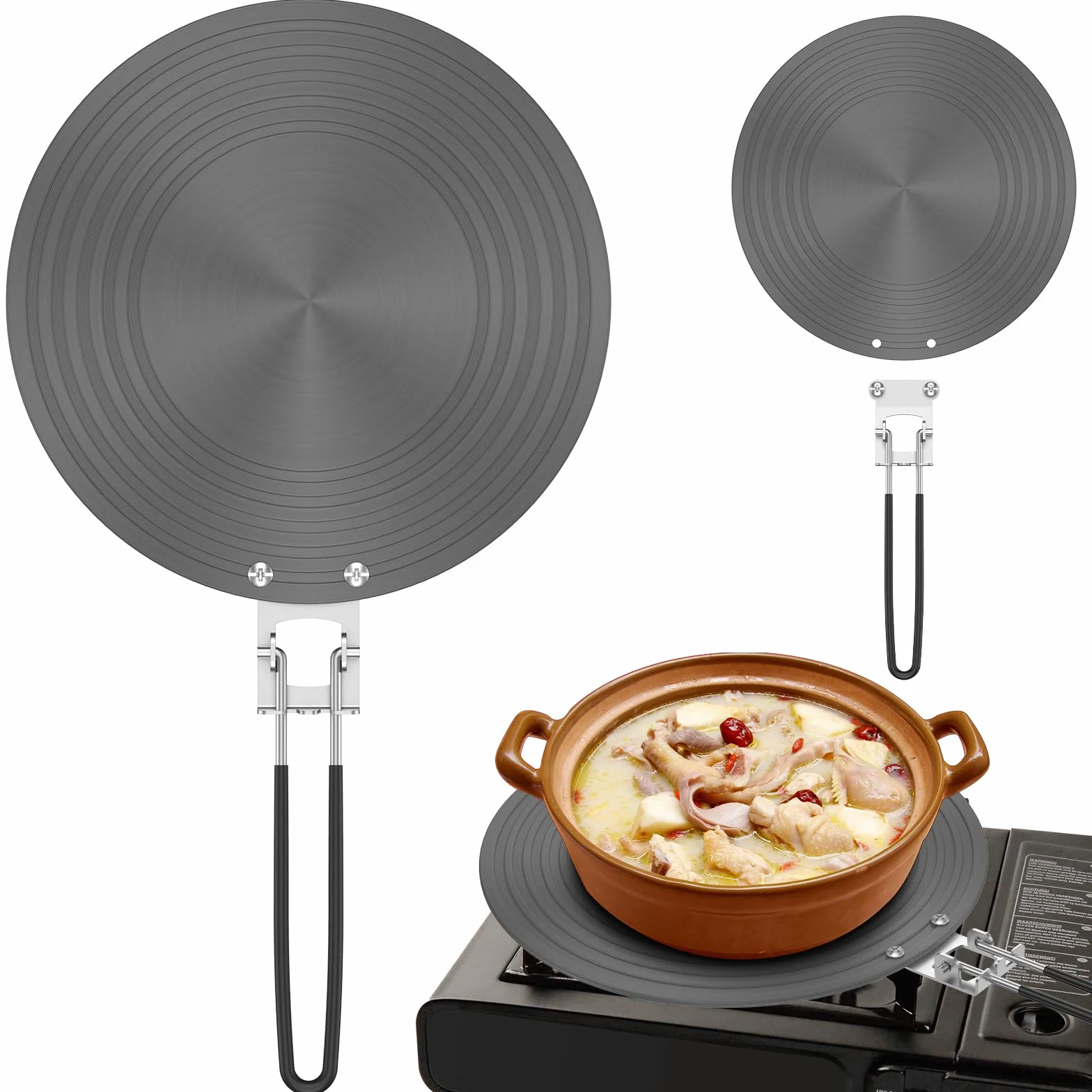 Dyfuzor ciepła do kuchenki gazowej 24/28 cm ze stopu aluminium