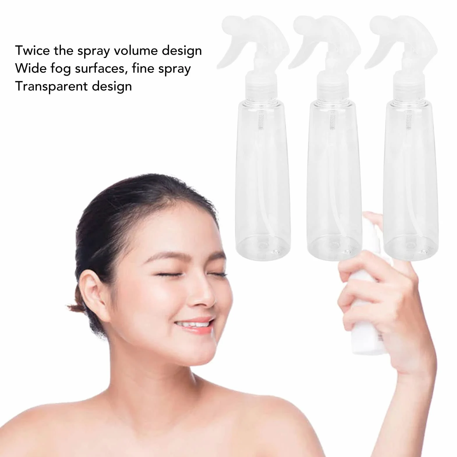 Butelka z rozpylaczem 200 ml plastikowa pusta mgła do czyszczenia