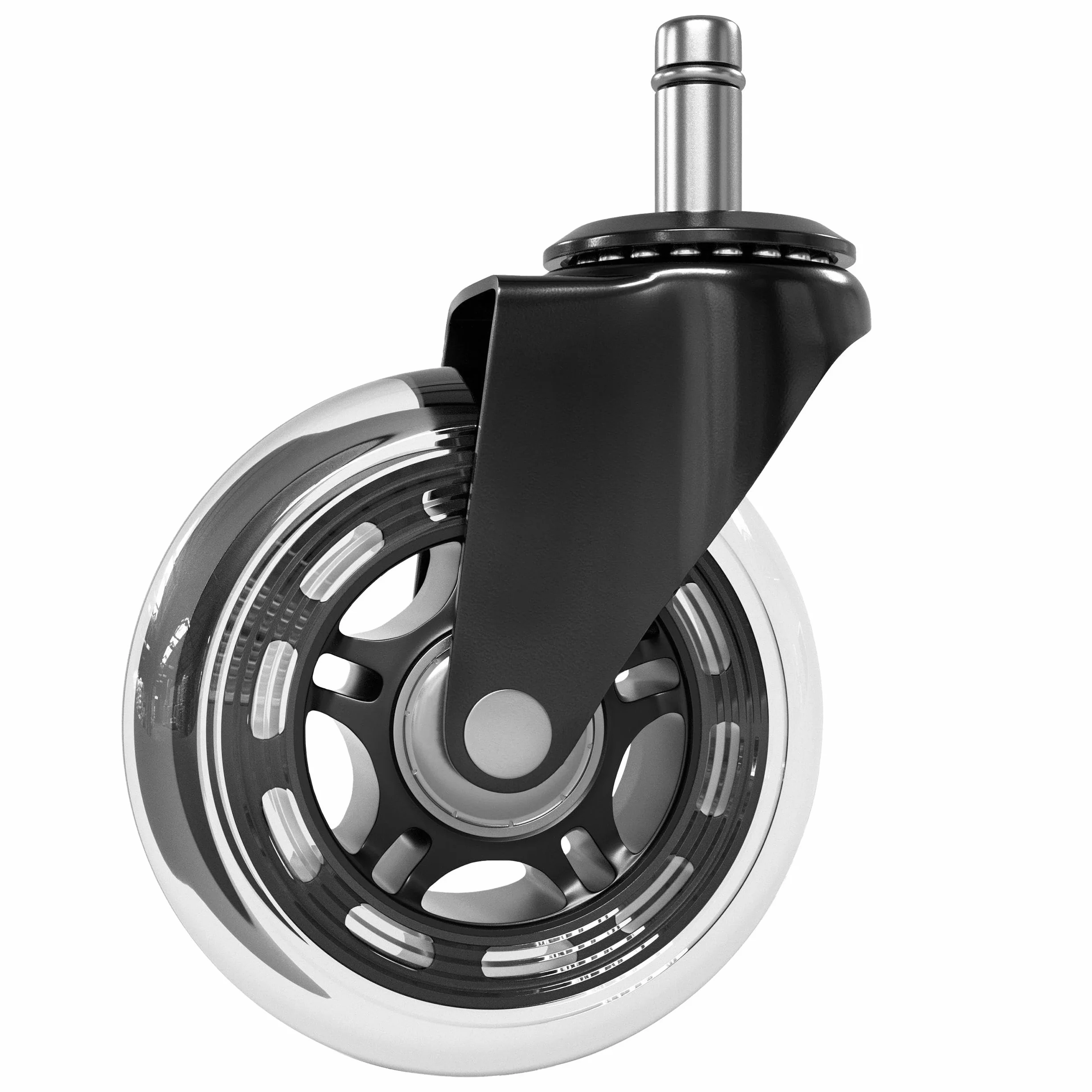 Sillar Zestaw 5 kółek do krzeseł biurowych 11 mm x 22 mm 360 stopni