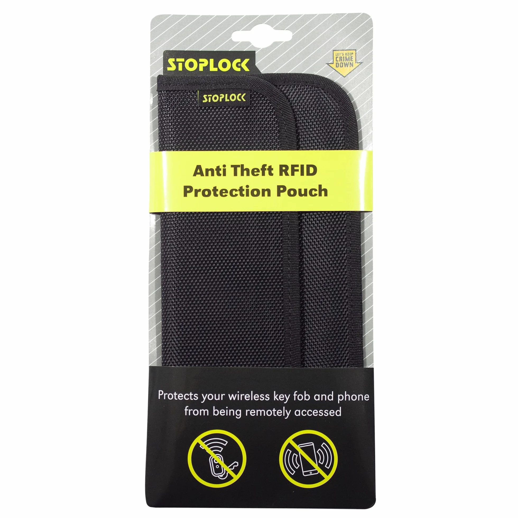 Stoplock SS5433 etui RFID czarny, 192 mm x 100 mm x 9 mm