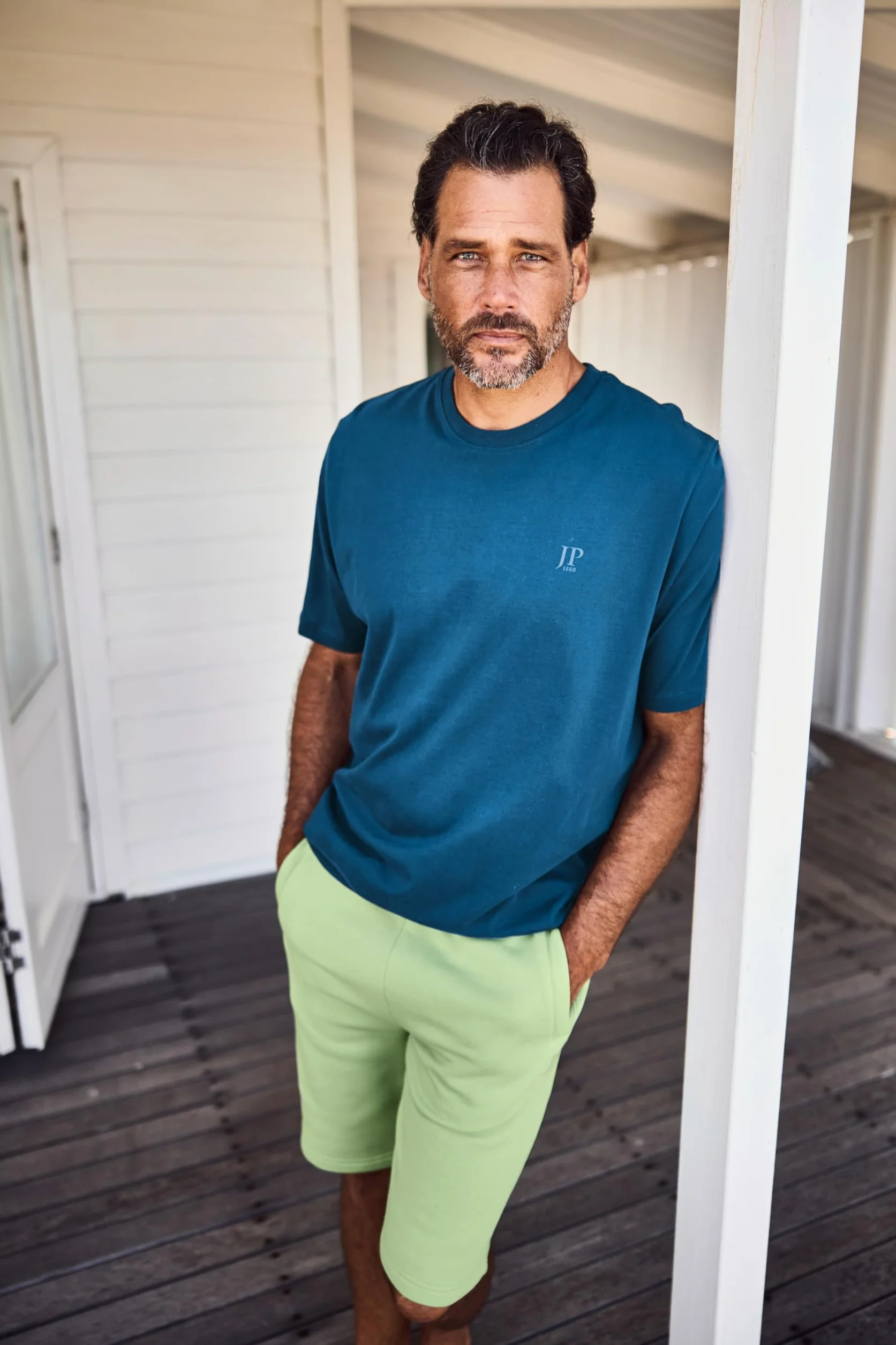 JP 1880 Bermuda, Basic, Kurze Jogginghose, Bis 8xl - Spodnie Mężczyźni