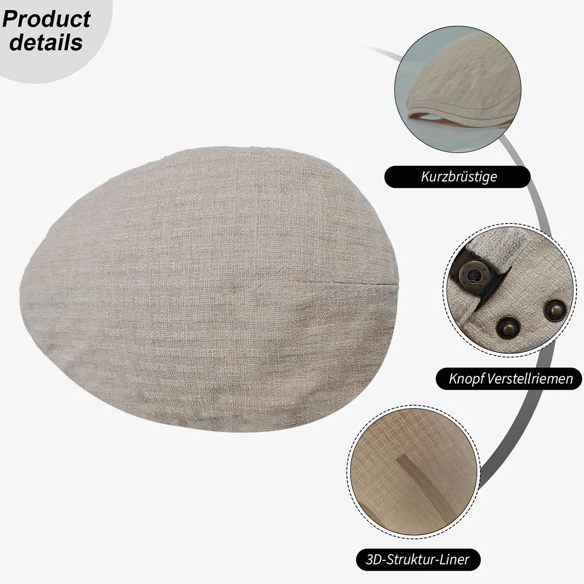Oddychająca czapka z daszkiem męska letnia czapka z daszkiem Gatsby Berett Cap Ivy Irish Hat Newsboy czapka beret Cap
