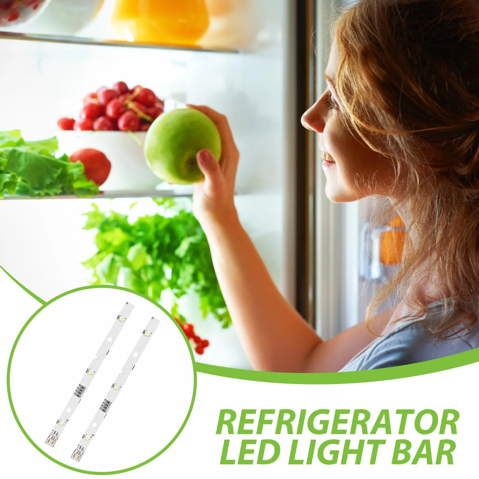 Listwa świetlna LED do lodówki RONGSHENG HISENSE E349766 MDDZ-162A DC12V 2W kompatybilna z Kenwood KIFF5017 KIFF5020 KIFF7017 KIFF7020