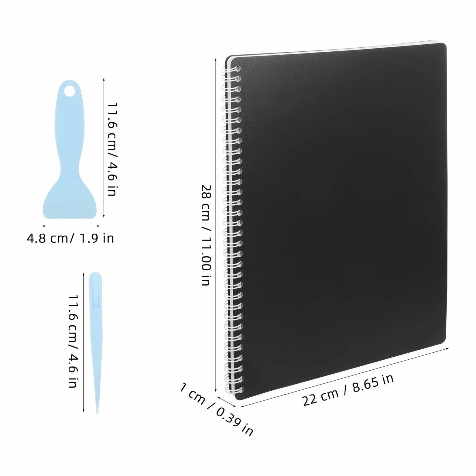 Reusable Sticker Album for Organizer Tools Large Blank Sticker Book Collecting Storage Easy Removal