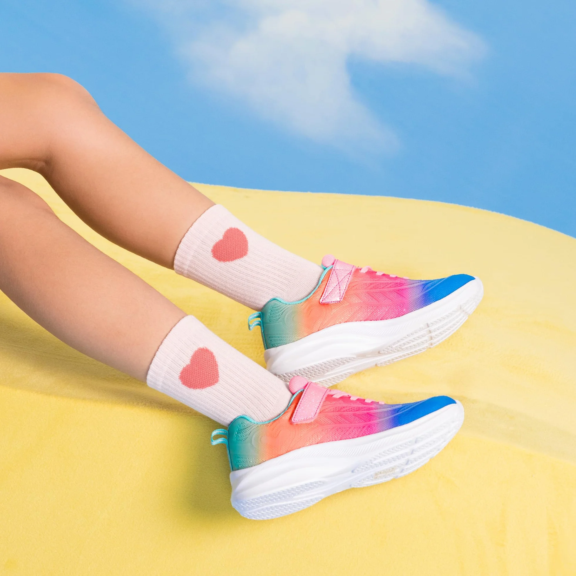 DREAM PAIRS Dziewczęce buty dziecięce błyszczące tenis bieganie sportowe lekkie trampki dla małych/dużych dzieci maluch