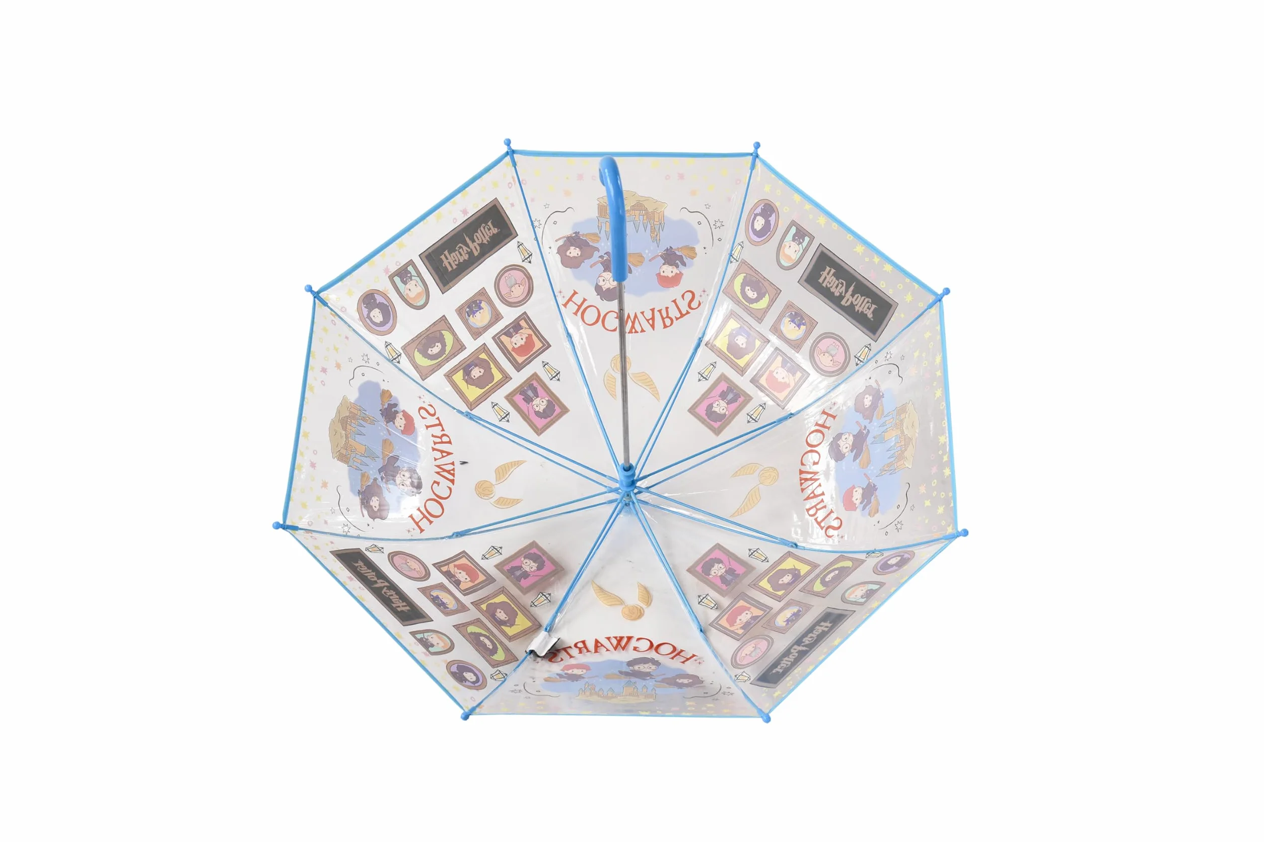 CyP Brands Harry Potter parasol przeciwdeszczowy dla chłopców i dziewcząt, przezroczysty, oficjalny produkt, Przezroczysty