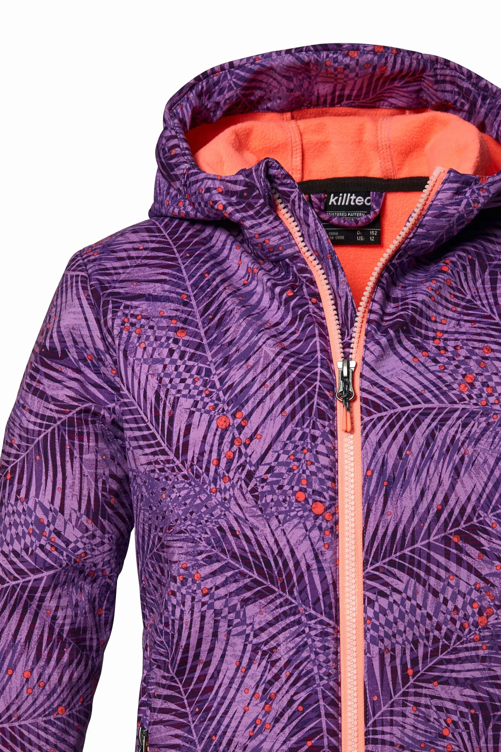 Killtec Kurtka typu softshell/kurtka outdoorowa z kapturem Girl´s Kos 346 Grls Sftshll Jckt