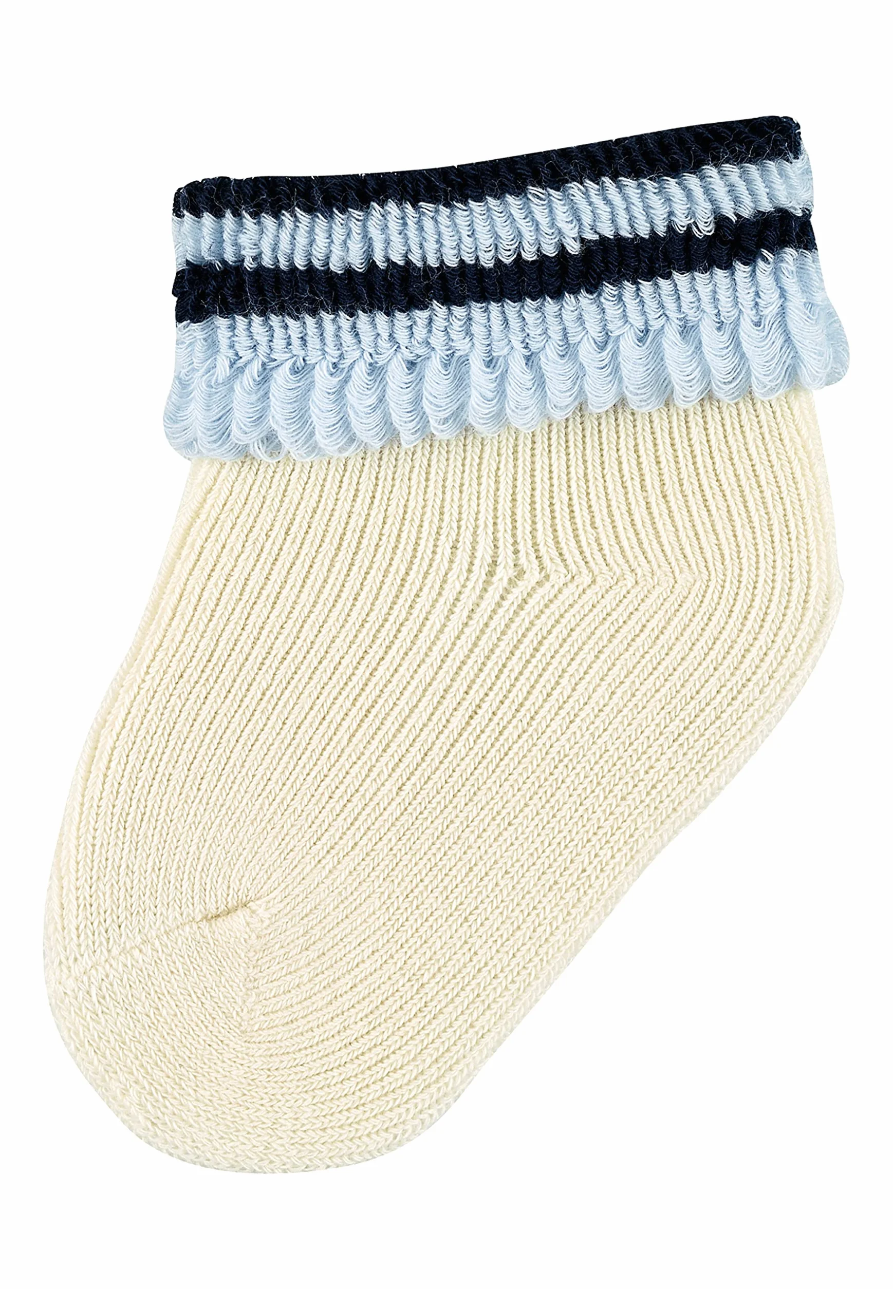 Sterntaler - Baby Jungen Erstlingssöckchen 3er Set Plüsch Socken Auto Bär, beżowy niebieski - 8201910, Beżowy (Ecru 903), 0-3 miesięcy