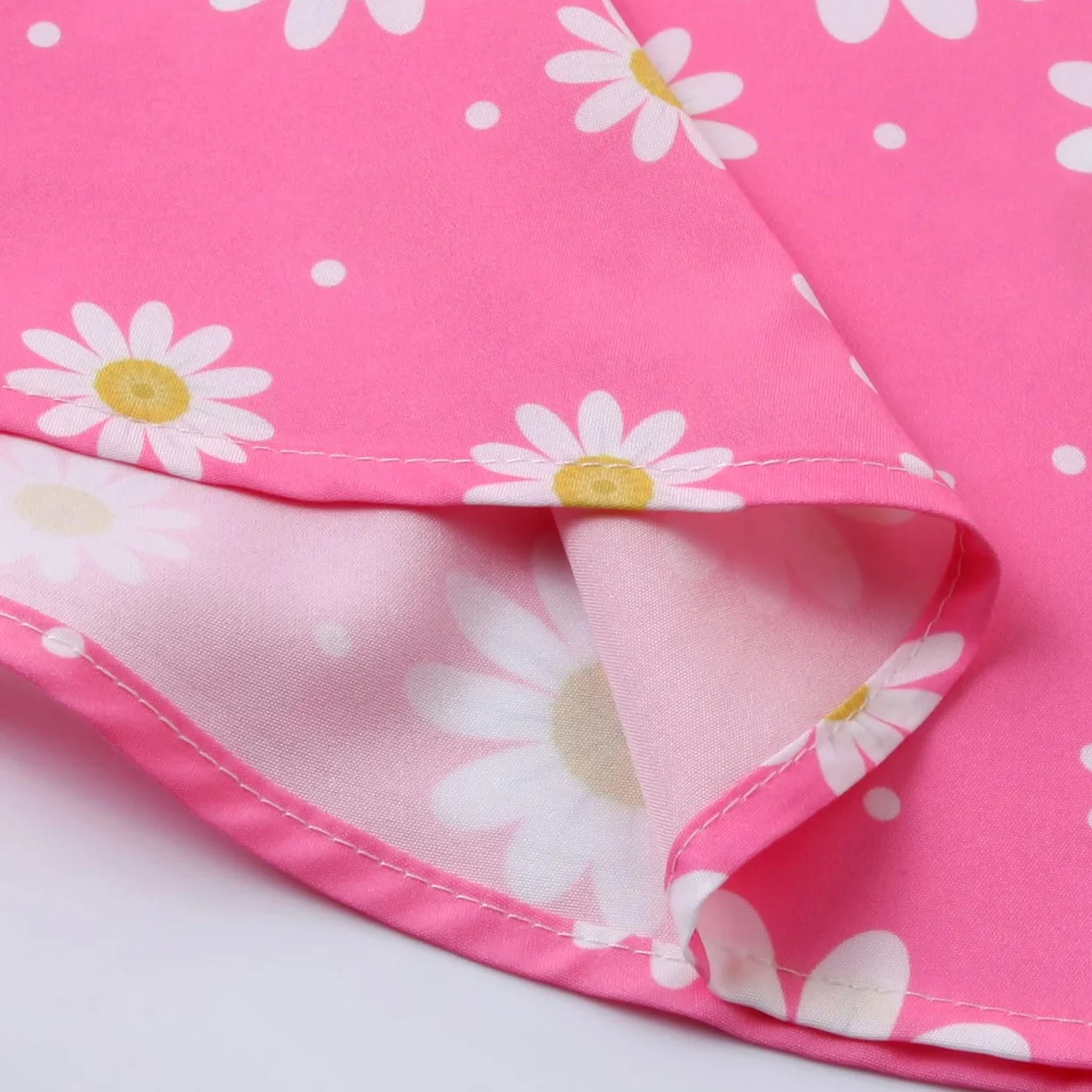 Baby Girl Baby Girl Dress Baby Clothing Newborn Daisy Flower Print Ramiączka Okrągły Dekolt Dopasowane Sukienki Sukienki Falbane Lato Małe Dziewczyny, Niebieski/Różowy 6 Miesięcy-3 Lat
