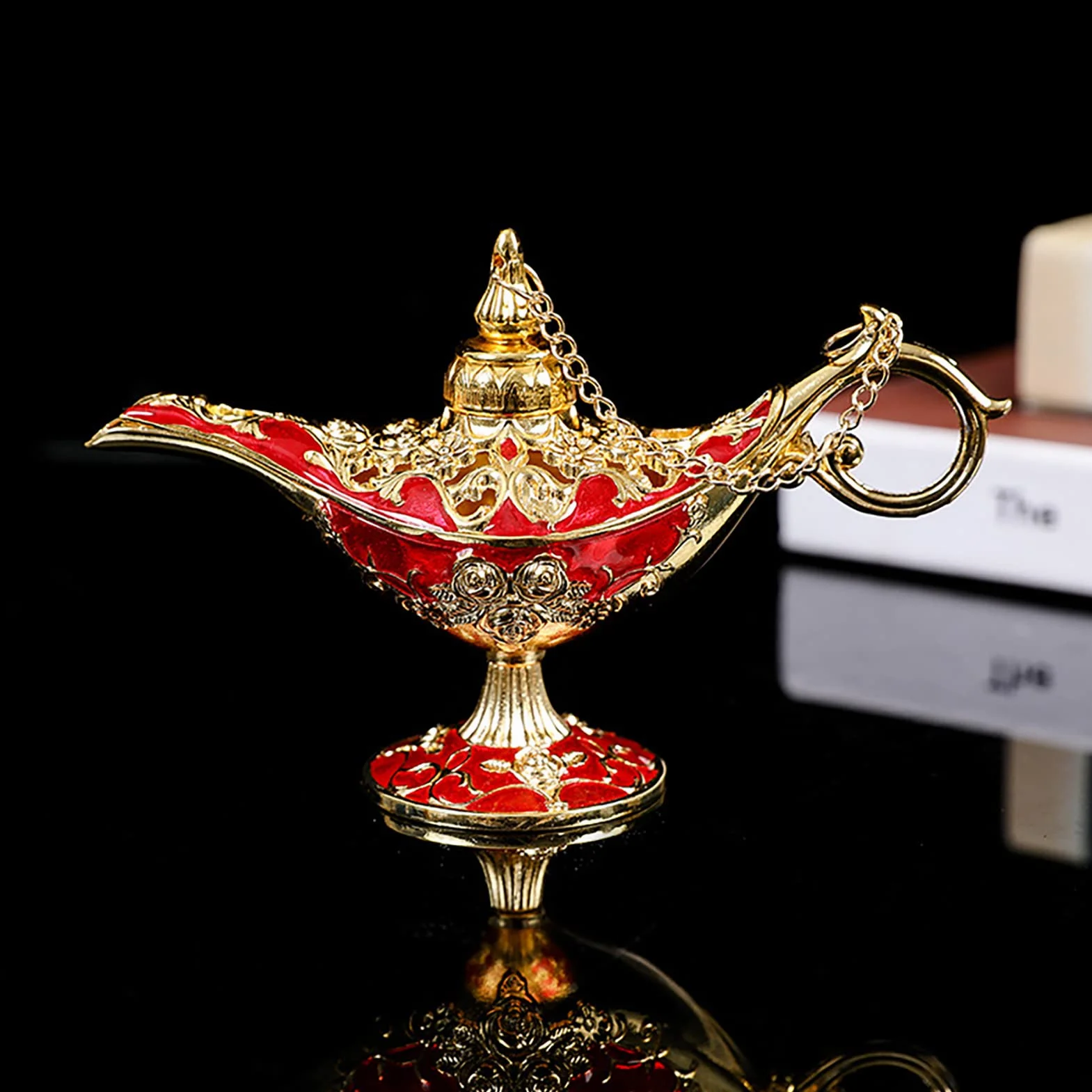Lampa arabska Aladyn Vintage metalowa rękodzieło klasyczna ozdoba