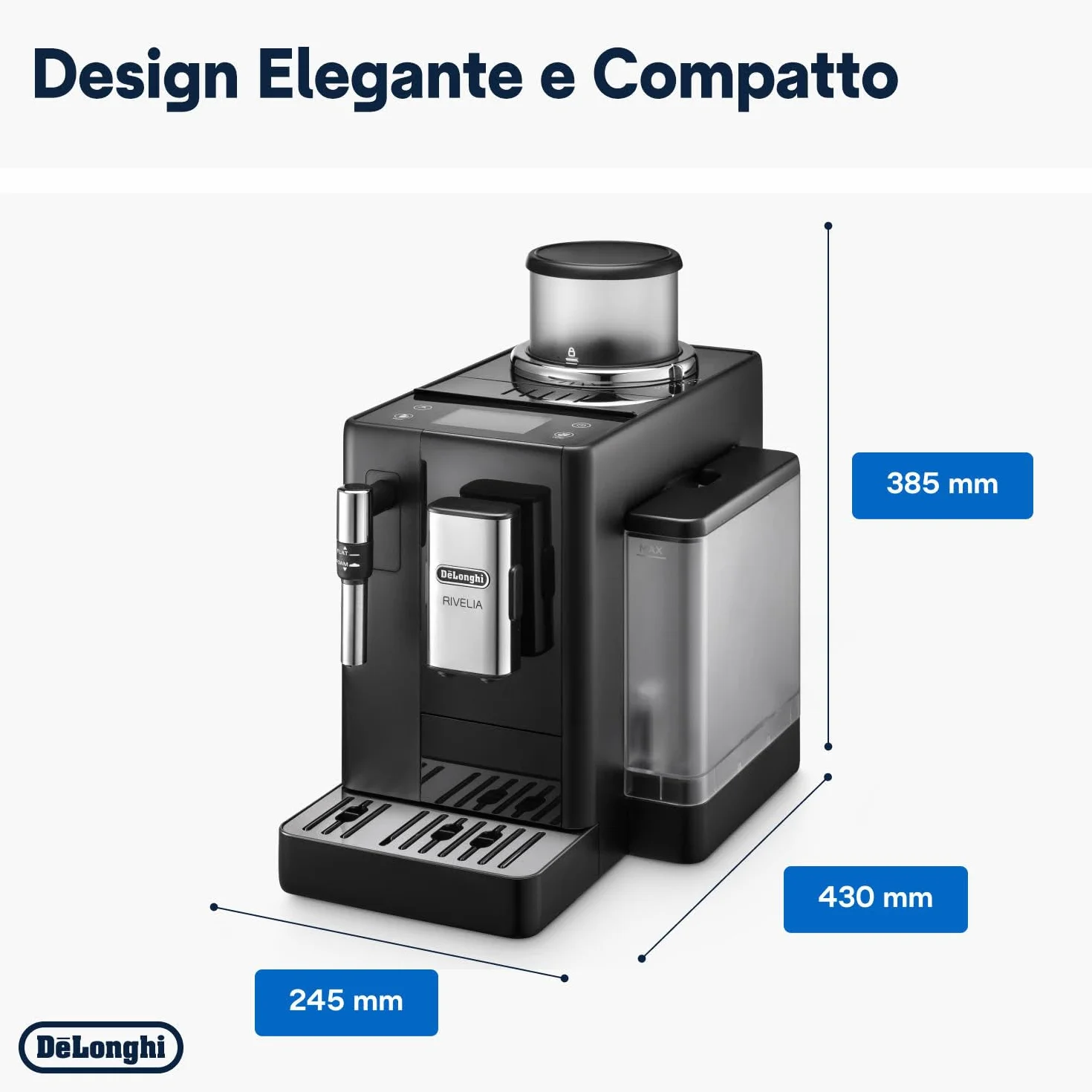 De’Longhi Rivelia EXAM440.35.B Machine à expresso automatique 1,4 L