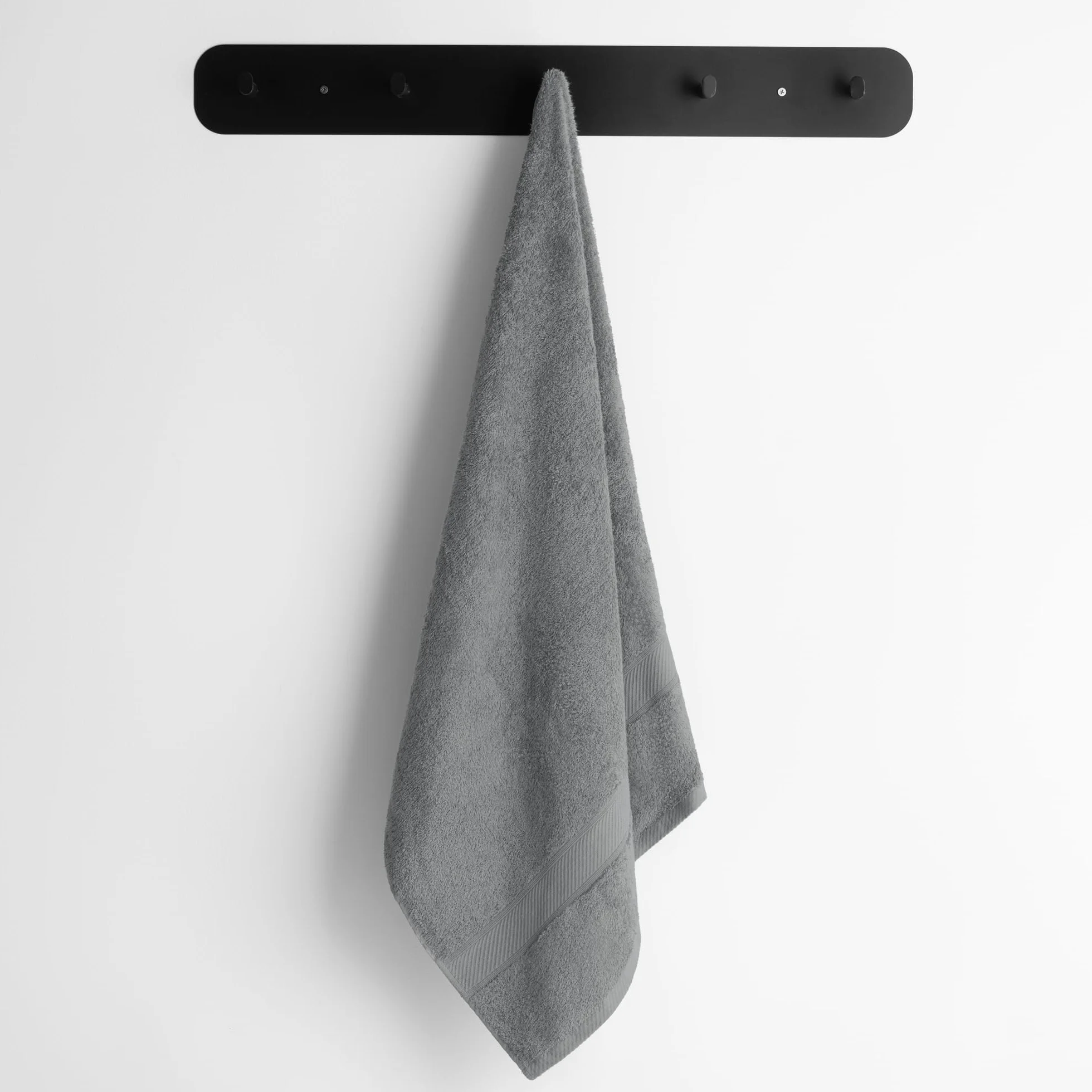 DecoKing Zestaw 6 ręczników bawełna bambus wiskoza 50x100 cm 70x140 cm antybakteryjne chłonne Srebrny Szary