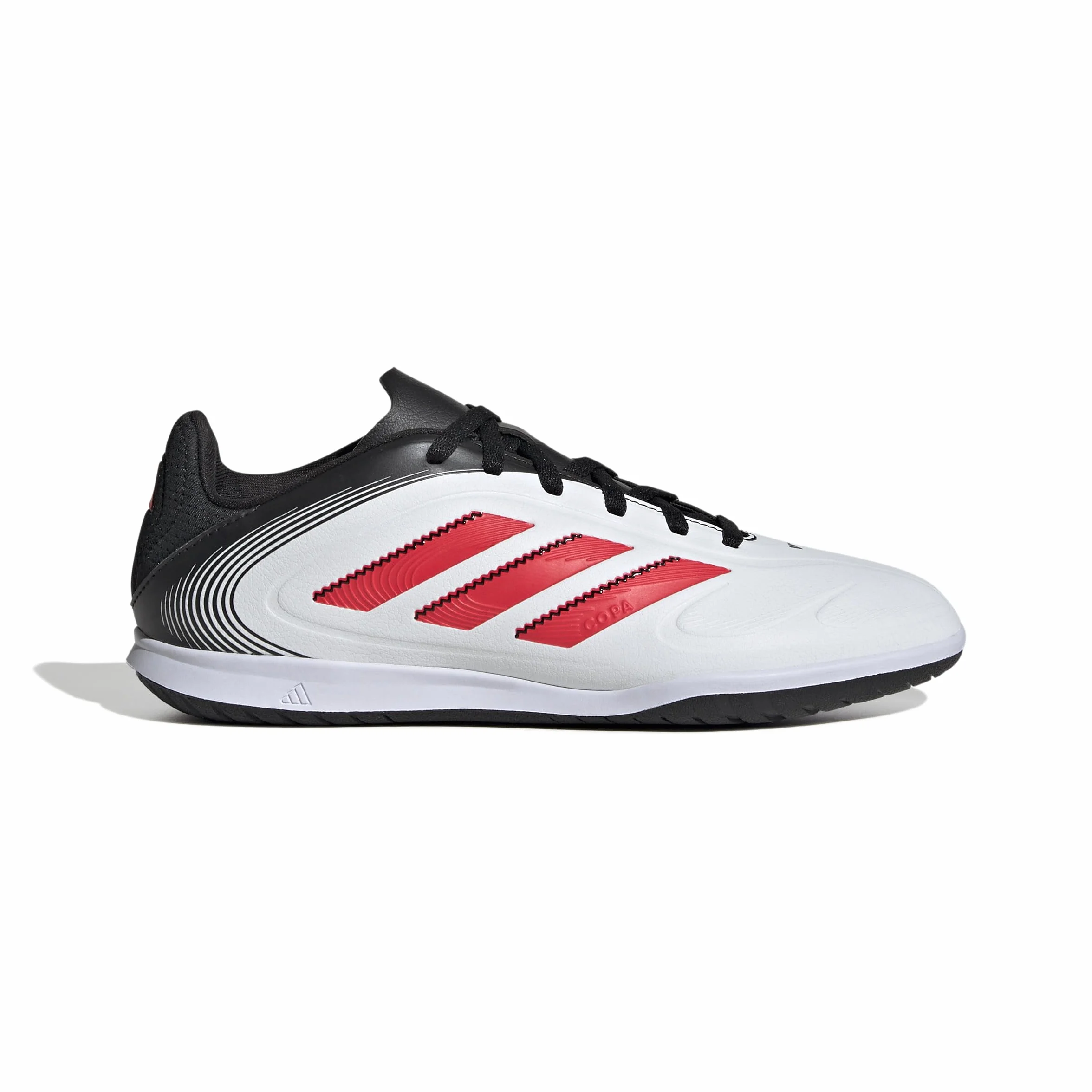 adidas Uniseks - dzieci COPA PURE III CLUB Indoor Football boots Kids, Cloud White/Lucid Red/Core Black, 33 EU