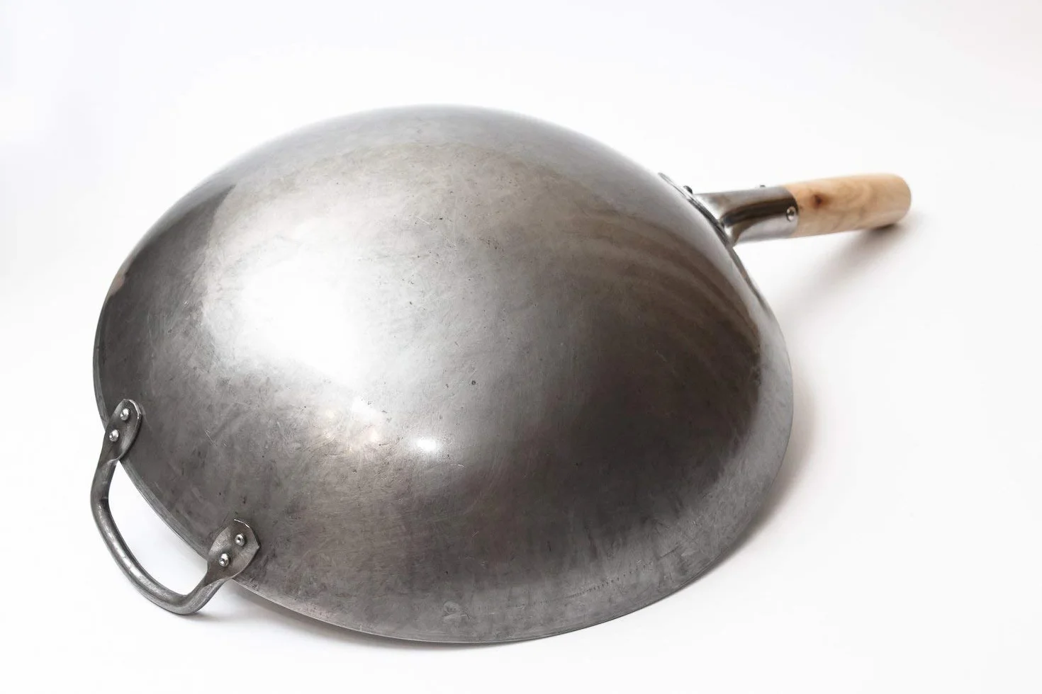 Craft Wok 731W88 Patelnia, Stal Węglowa, Drewniany Uchwyt, Ø 35.6 cm