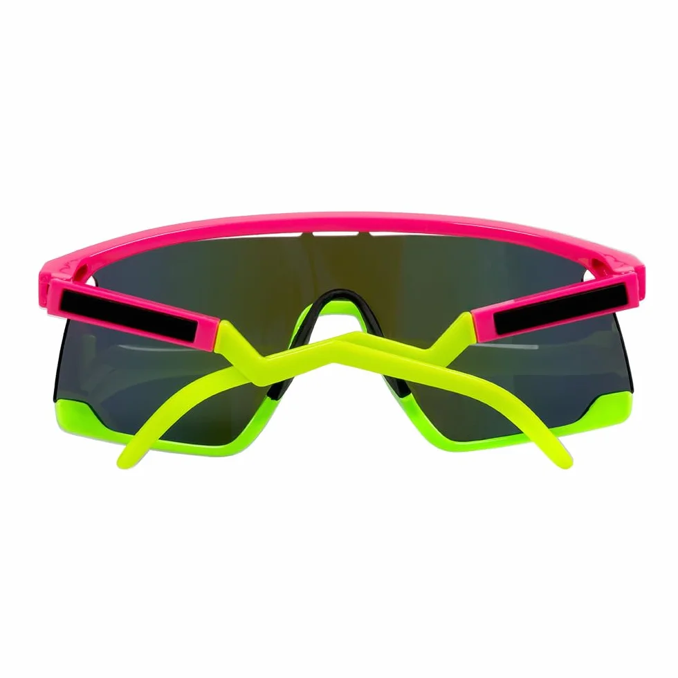 Boland 02731 – neonowe okulary imprezowe, świecące w czarnym świetle, zabawne okulary do kostiumów, festiwali, imprez tematycznych lub karnawału
