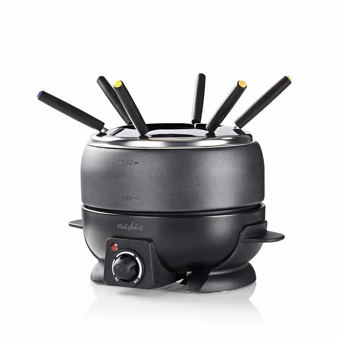 NEDIS Zestaw do Fondue FCFO110EBK6, Czarny