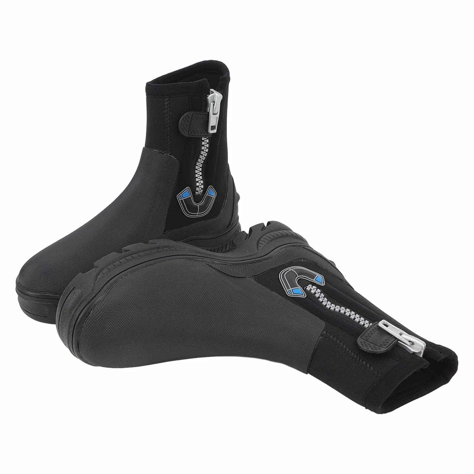 RiToEasysports Neoprenowe buty do nurkowania, zamek unisex o grubości 5 mm Buty do wody do uprawiania sportów wodnych i nurkowania z rurką (rozmiar 9)