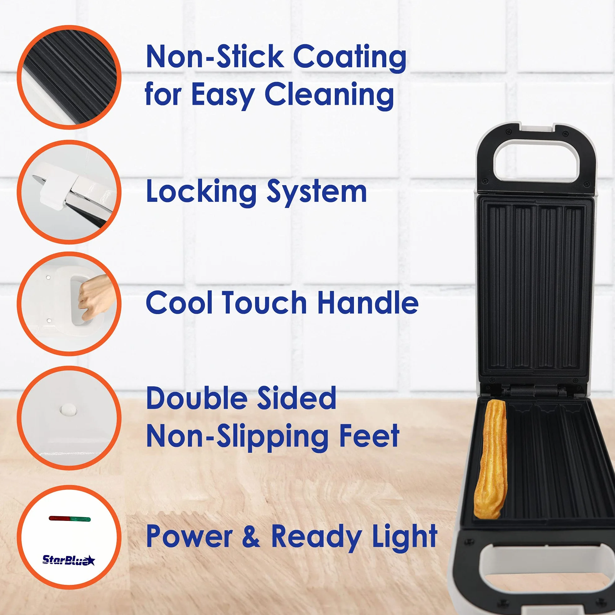 StarBlue Churro Maker 750W 220-240V AC