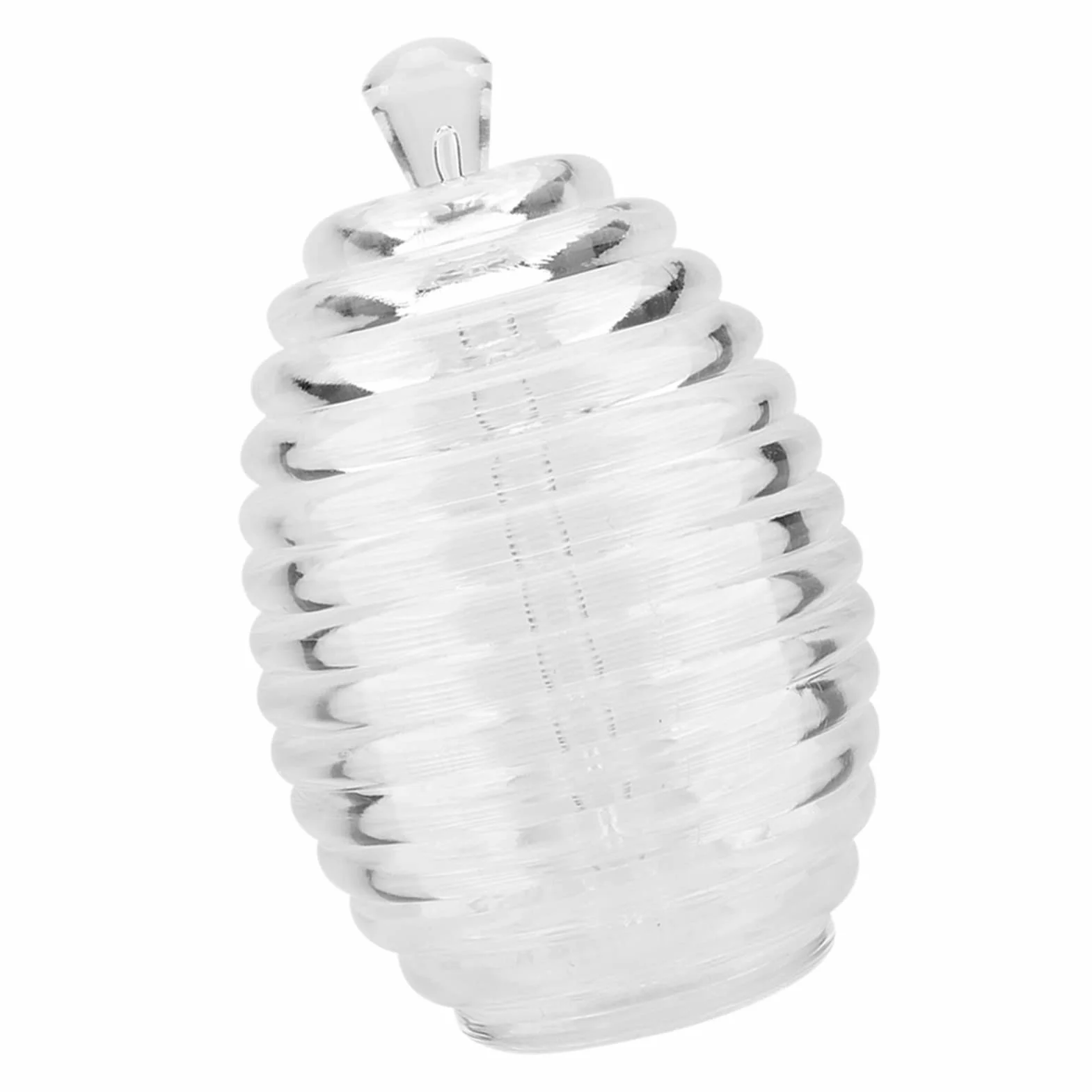 Szklany Słoik na Miód 265ml z Mieszadłem 9,3x14,3cm