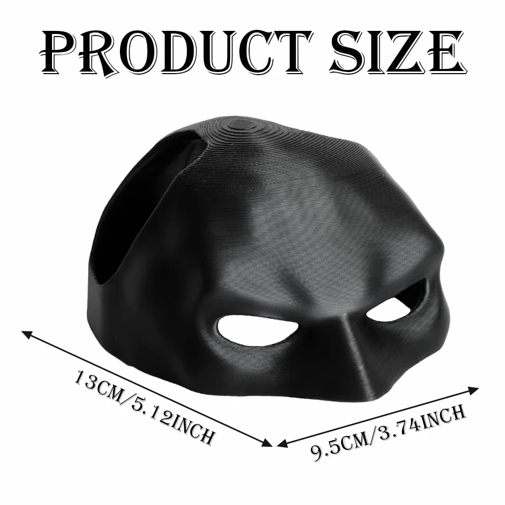 Aomig Maska kociego nietoperza, czapka cosplay, kot Batman, maska nietoperza kota na Halloween, Halloween, czarna maska dla kotów, uroczy kot, akcesoria do przebrania dla kota, kociąt