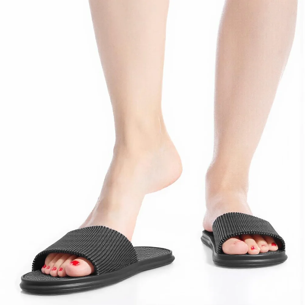 Kobiety Mężczyźni Kapcie Prysznicowe Antypoślizgowe Łazienka Prysznic Sandały Unisex Slip On Kapcie Domowe Łazienka Wewnątrz Basen
