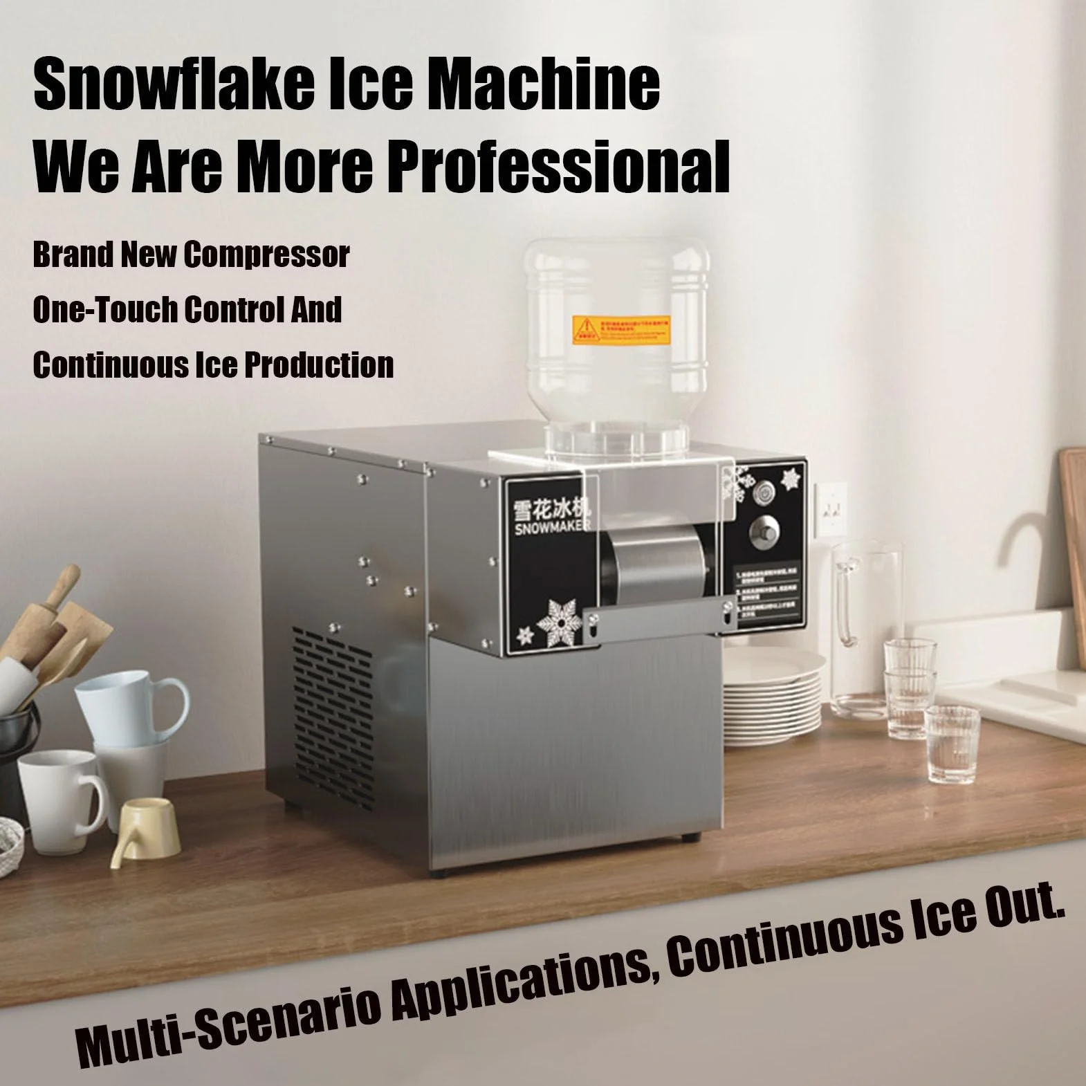 Korea Bingsu Machine Snowflake Ice Shaver 180KG