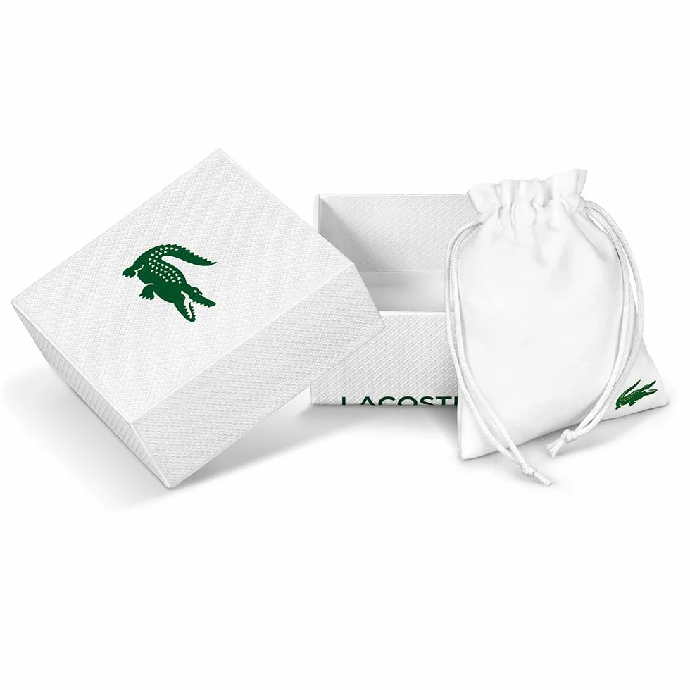 Lacoste Męska skórzana bransoletka z kolekcji STARBOARD dostępna w kolorze niebieskim, zielonym i brązowym, Jeden rozmiar, Skóra, Bez kamieni szlachetnych