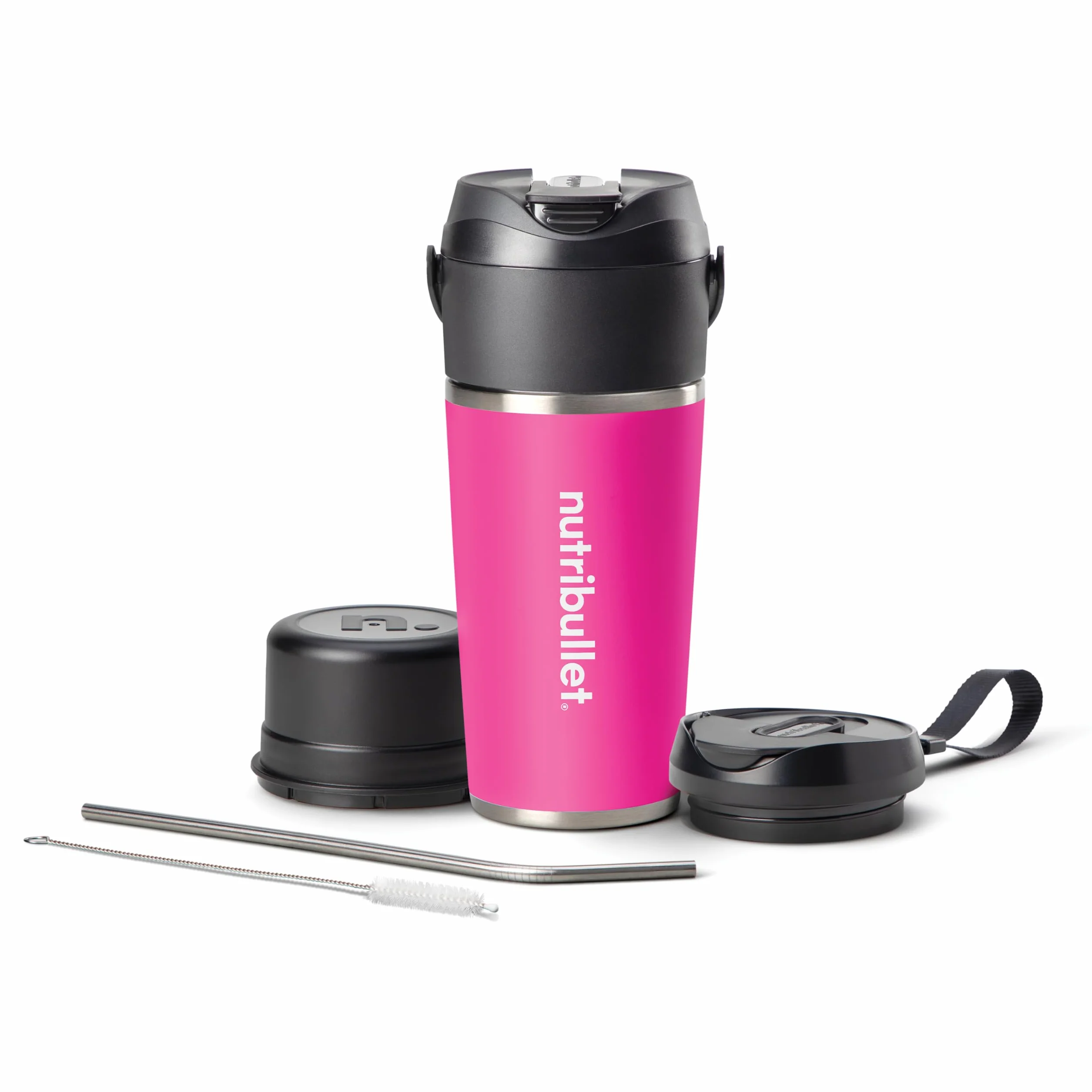 Nutribullet Flip NBP016MA przenośny blender 590 ml stal nierdzewna magenta