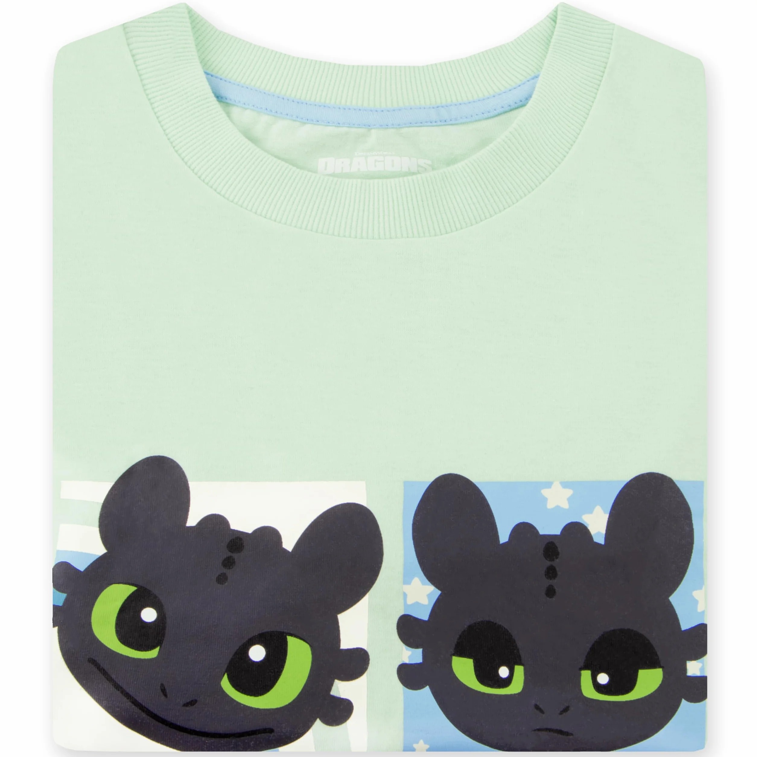 How To Train Your Dragon Dziewczęca Koszulka, Zielona Koszulka Z Szczerbatkiem, 100% Bawełna T-Shirt