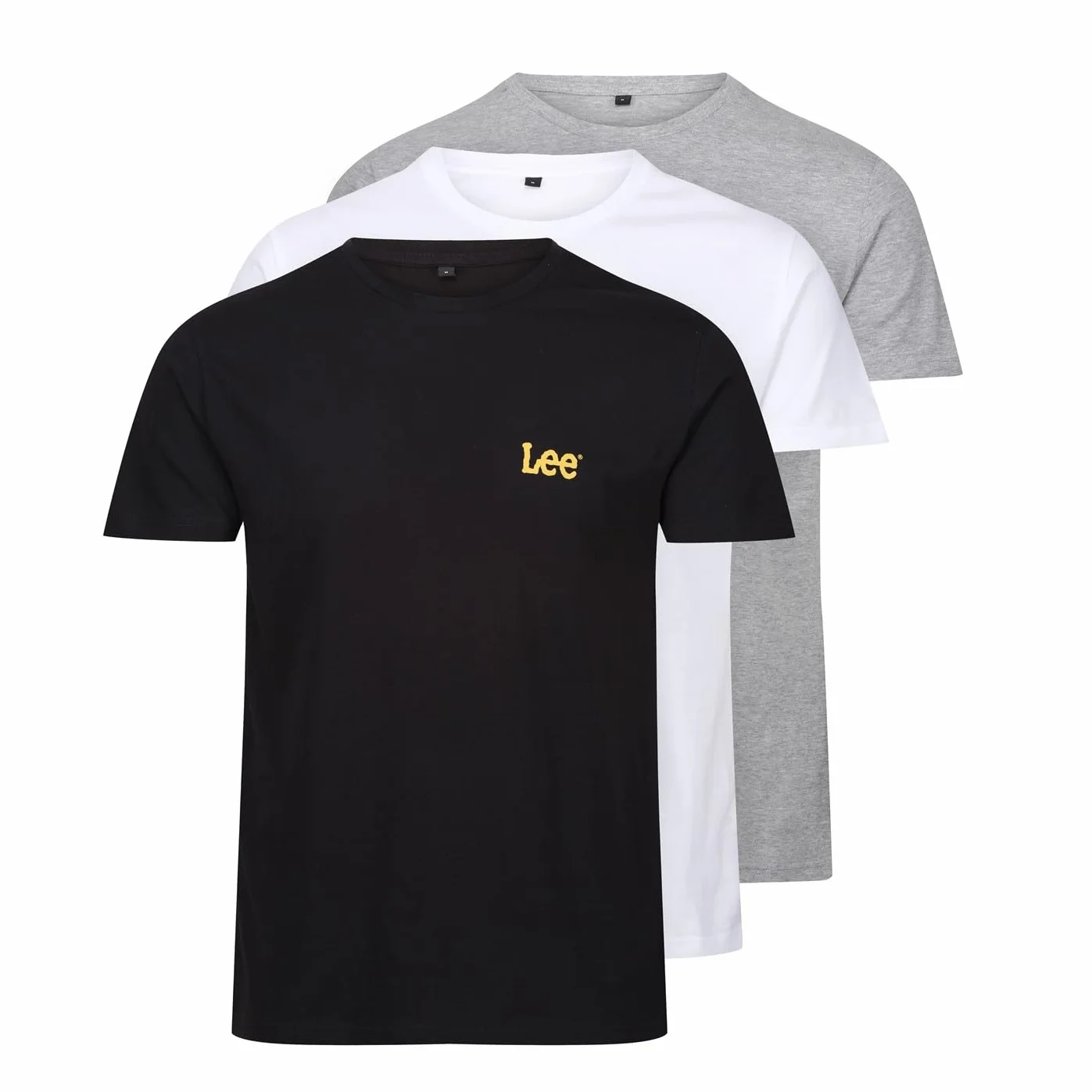 Lee Mężczyźni Standard Fit T-Shirty, Wielokolorowy, L