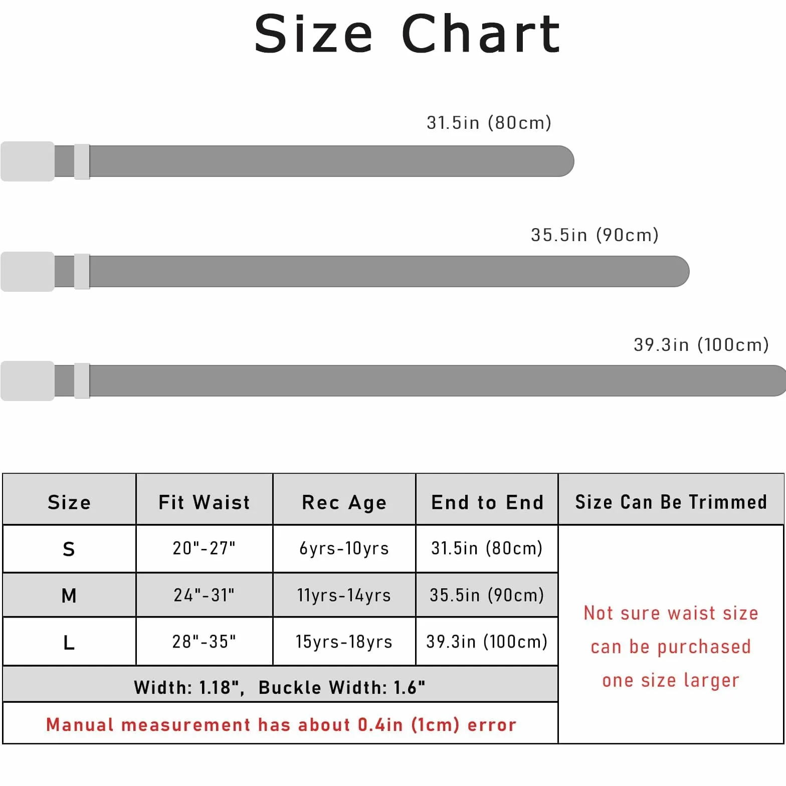 Pasek dziecięcy - Nylon Boys Baseball Belt Kids Golf Belt z metalową klamrą do spodni