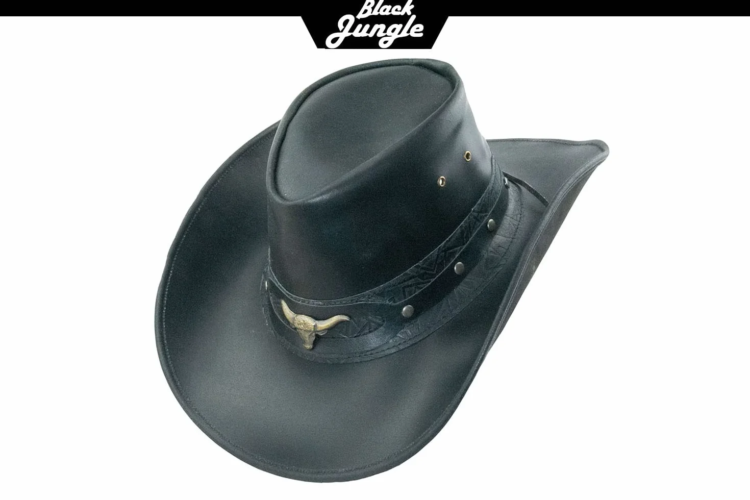 Black Jungle Ontario Outdoor Western kapelusz skórzany Australia kowbojski skórzane kapelusze kapelusz jeździecki unisex