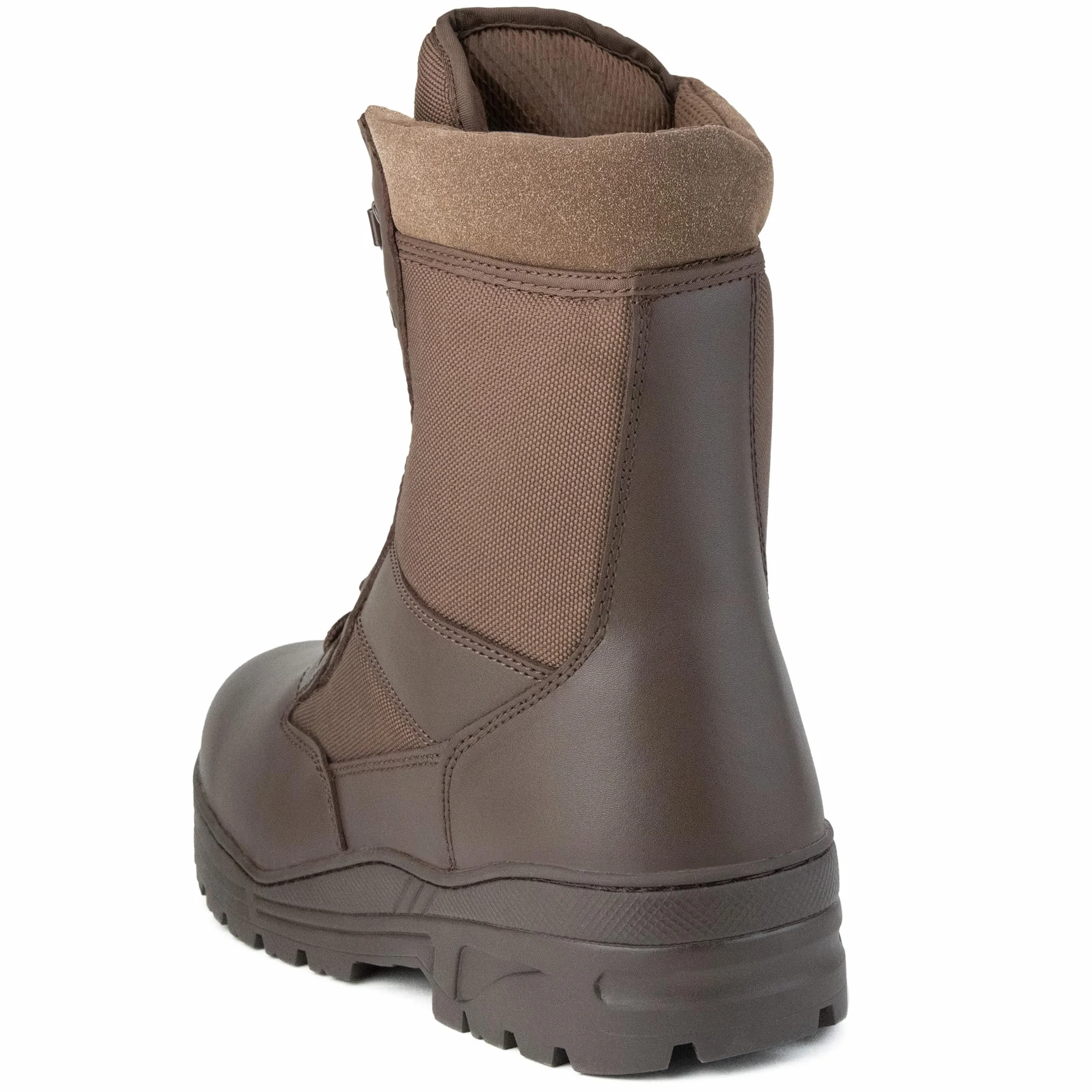 Savage Island Buty bojowe Patrol Brązowa skóra wojskowa
