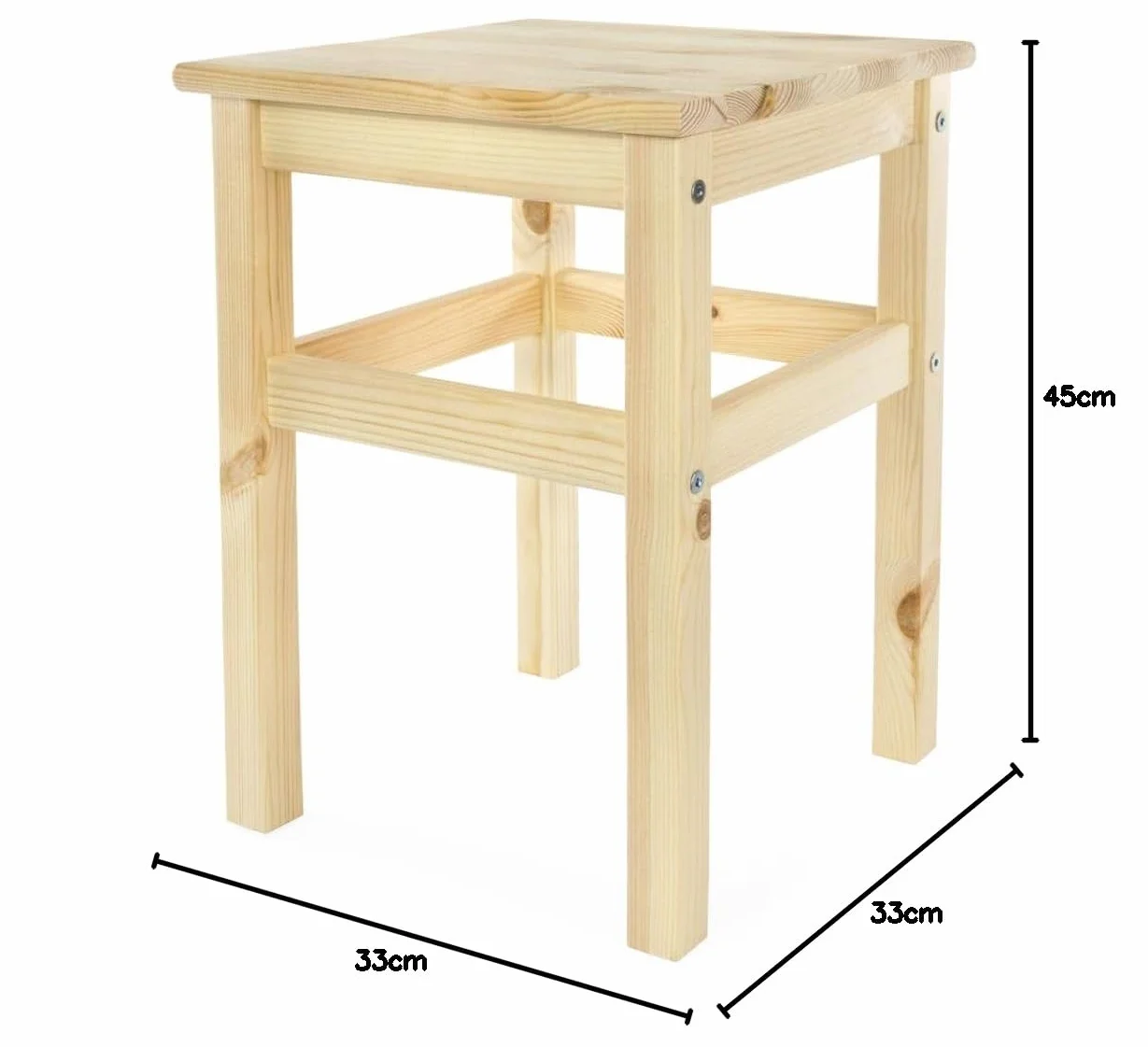 IKEA ODDVAR drewniany taboret