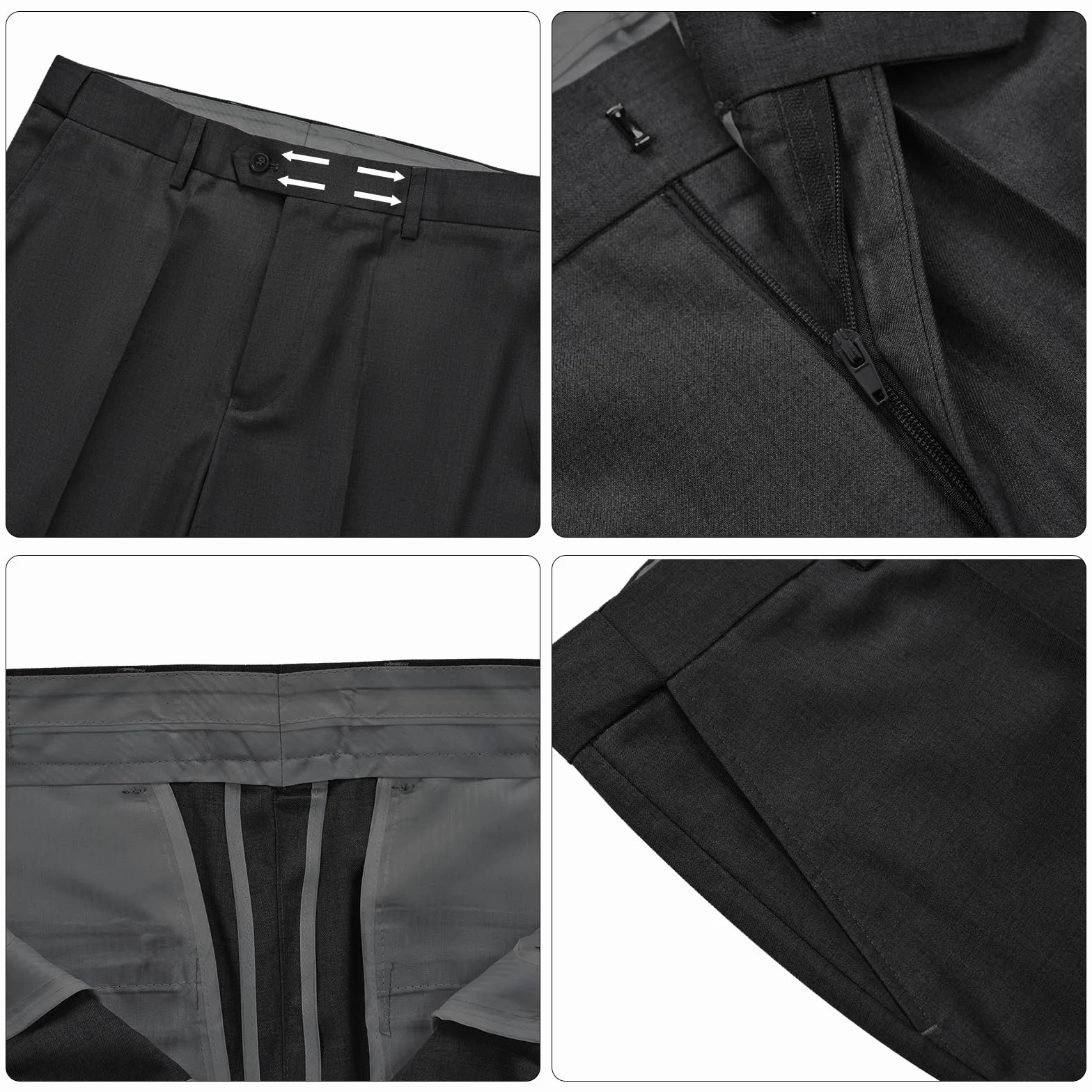 Garnitur męski, 2-częściowy, slim fit, garnitur biznesowy, męski, na wesele, 2-częściowy, marynarka, spodnie, formalna kolacja