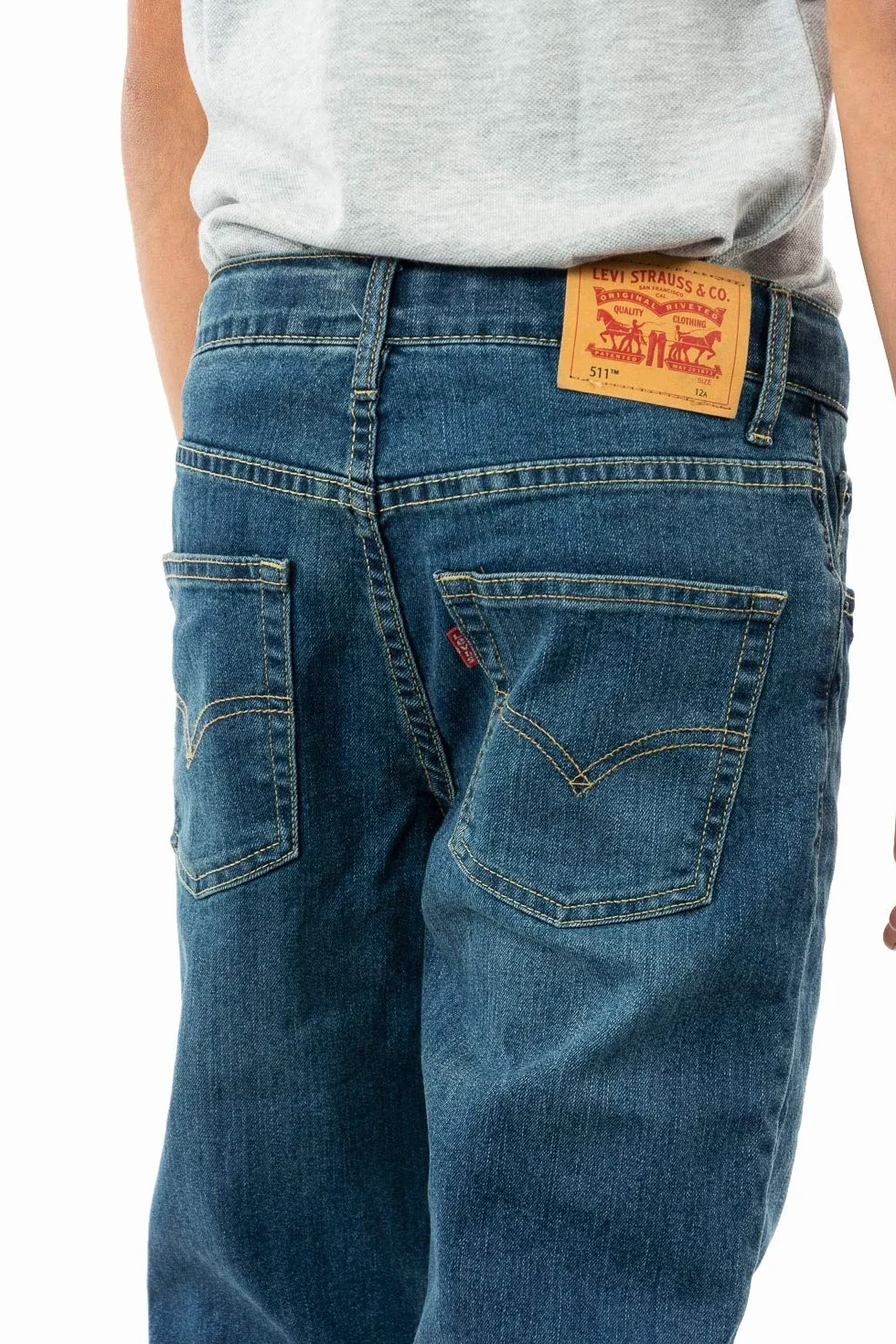 Levi's Chłopięce dżinsy Lvb 511 Slim Fit classics, Yucatan, 10 lat