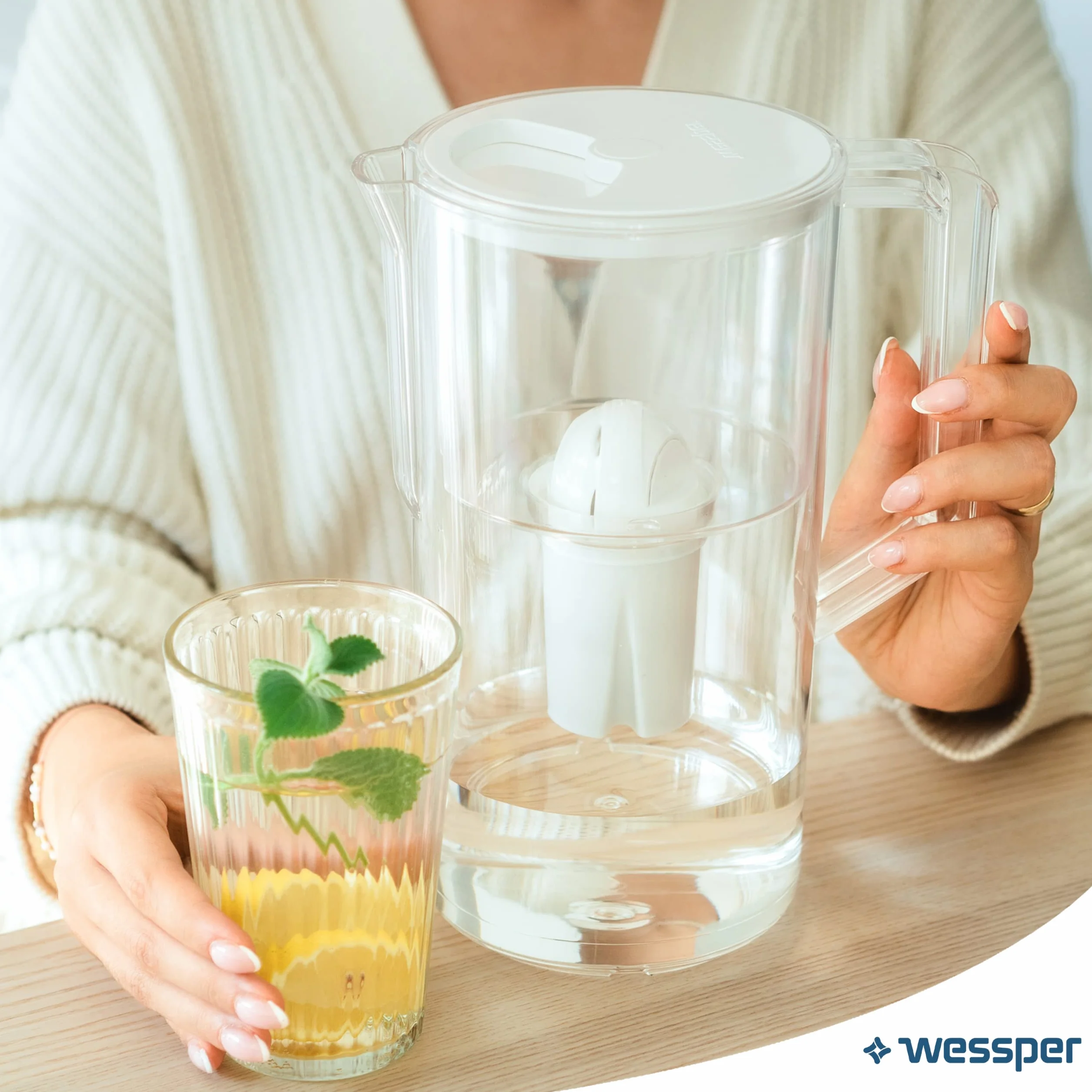Wessper AquaClassic wkłady filtrujące kompatybilne z Brita Classic, Dafi Classic 10 sztuk