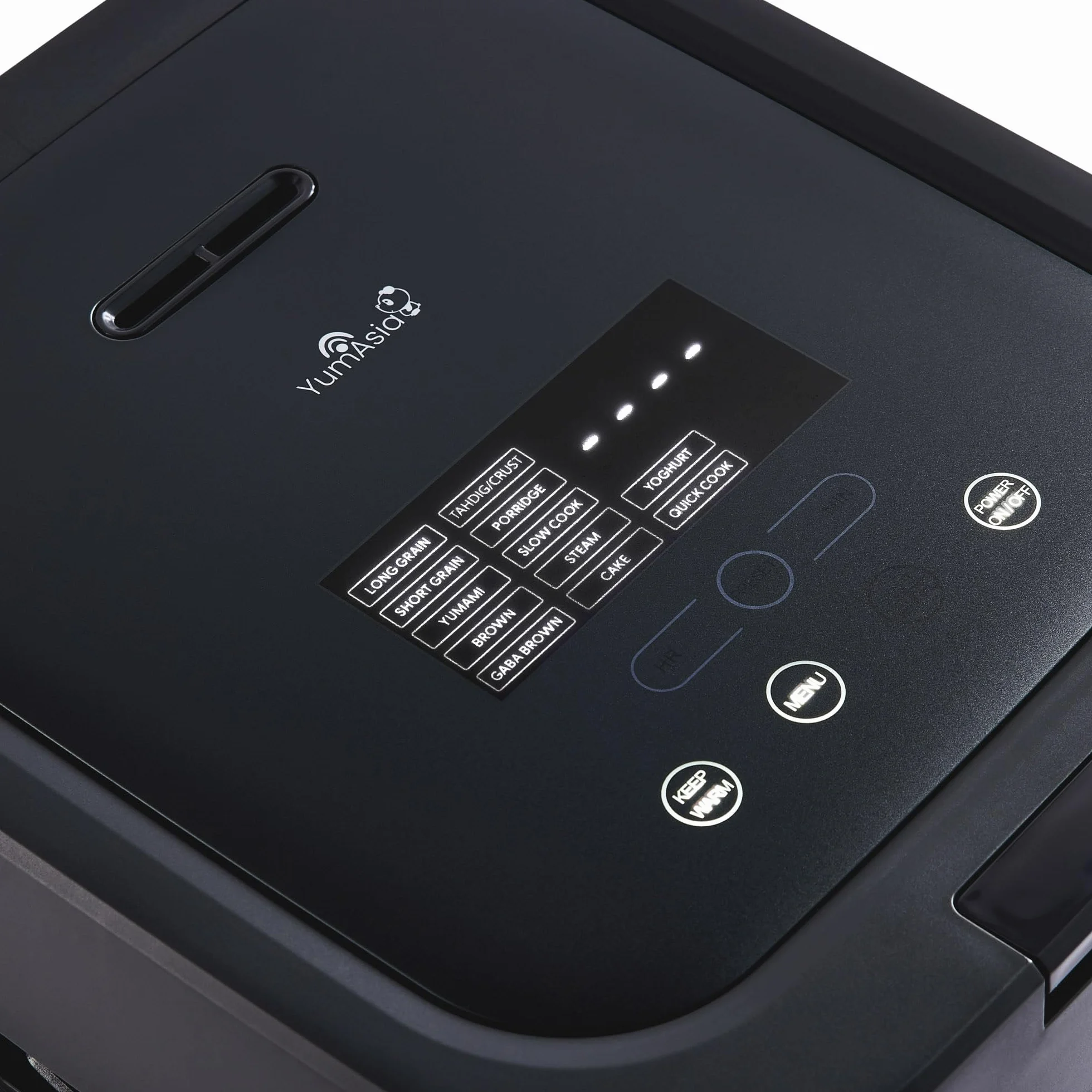 Yum Asia Hotaru Induction Heating Rice Cooker z ceramiczną miską 3 filiżanki 0,54 litra 7 funkcji ryżu 5 funkcji wielofunkcyjnych LED Slate Grey
