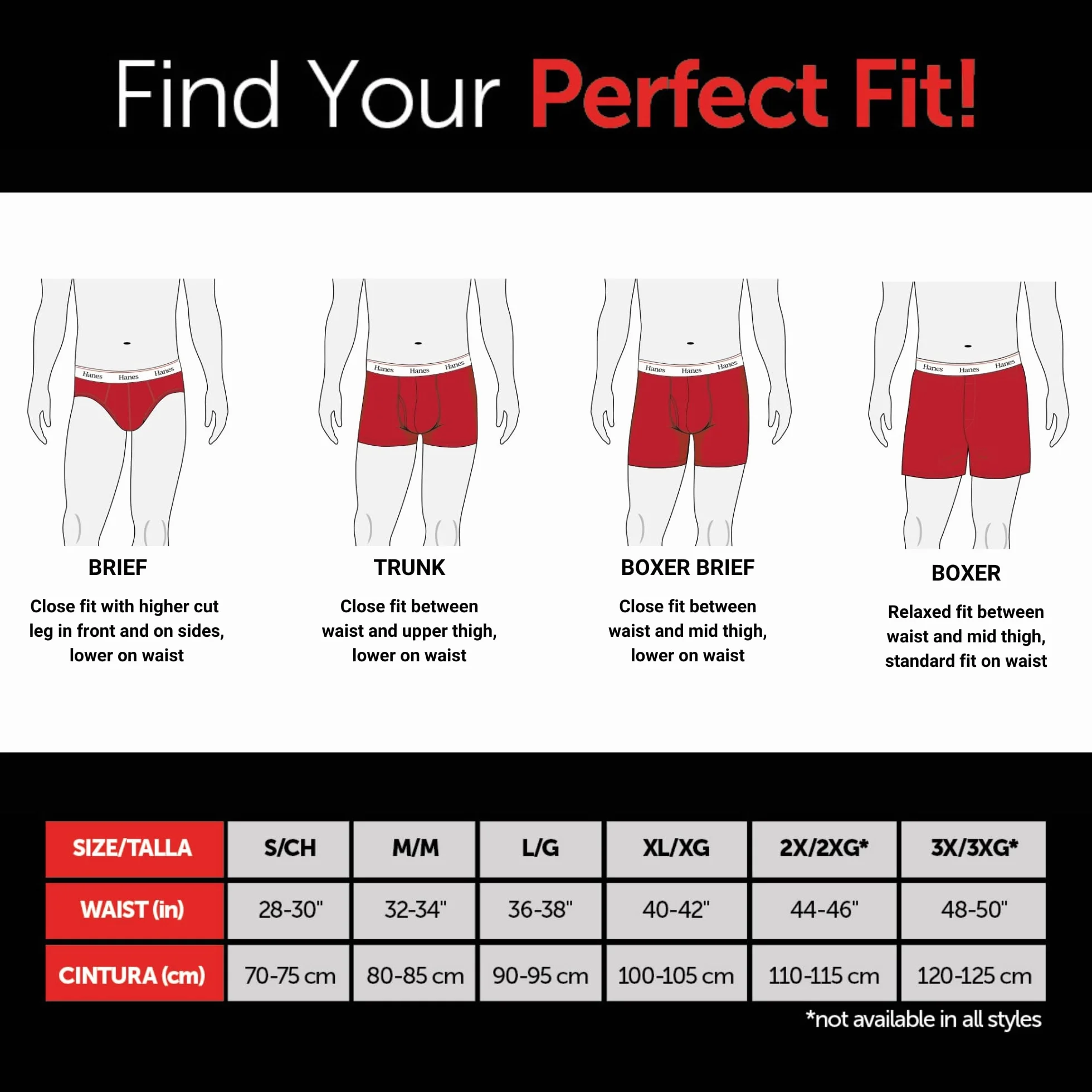 Hanes Krótkie bokserki Mężczyźni Hanes Originals Men’s Boxer Briefs & Trunks, Stretch Cotton Moisture-wicking Underwear, Modern Fit Low Rise, Multipacks (6 w zestawie)