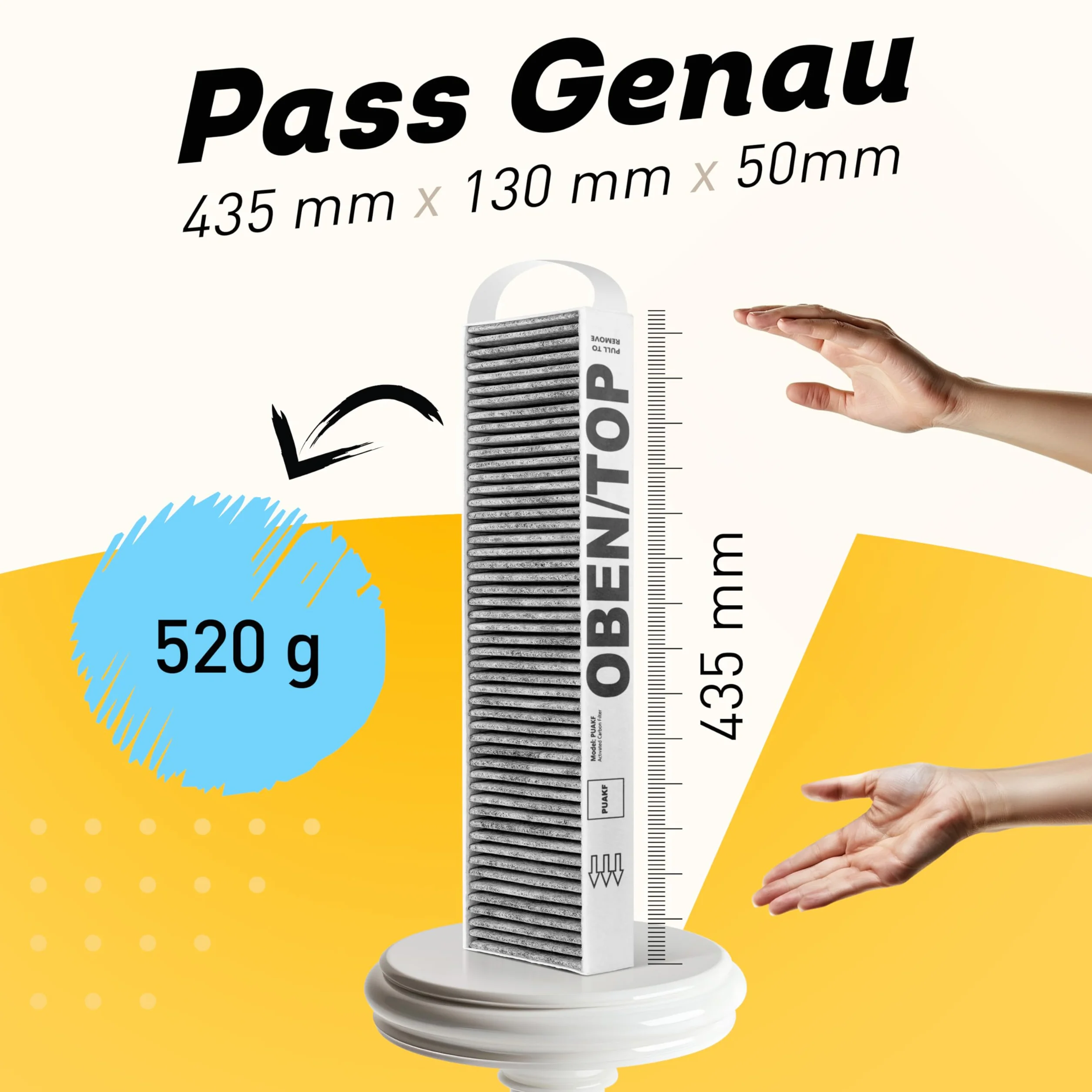 Zestaw filtrów z węglem aktywnym do Bora Pure Puakf PURU PUXU