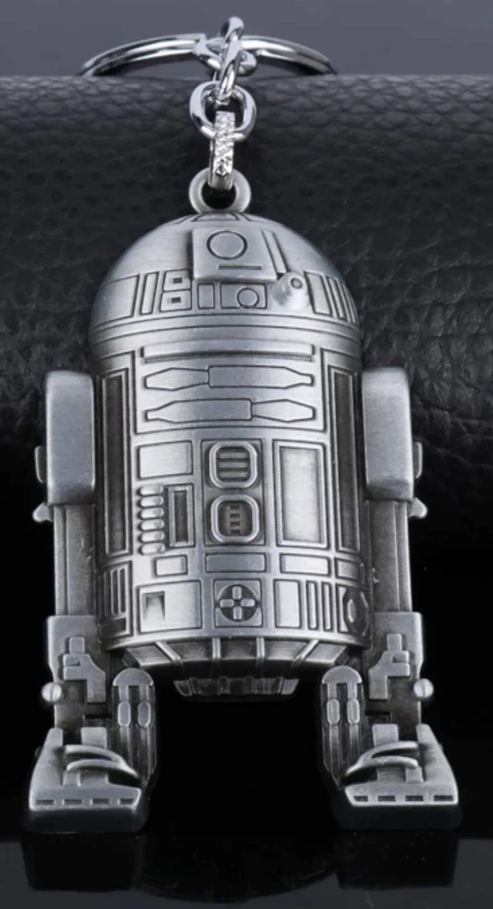 Breloczek do kluczy z metalu z kółkiem, dla fanów Sagi Star Wars, R2d2., m