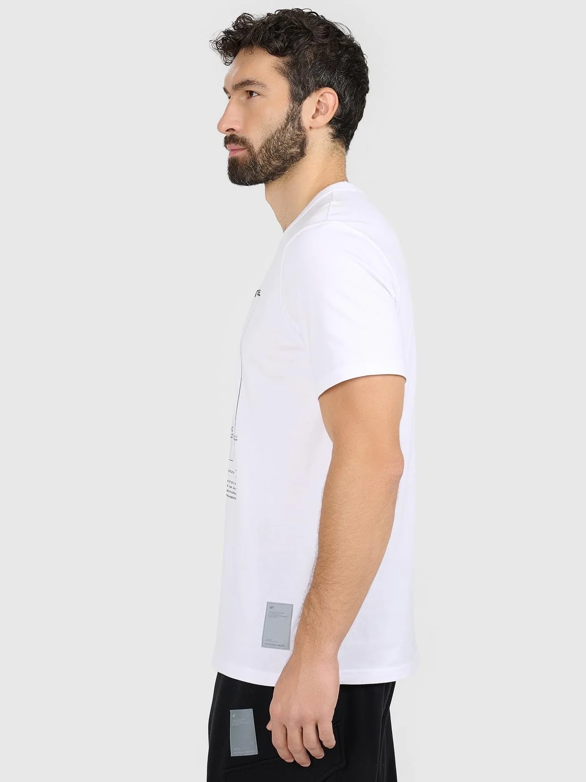 KOSZULKA MĘSKA TSHIRT 4F BAWEŁNA SUPER MATERIAŁ